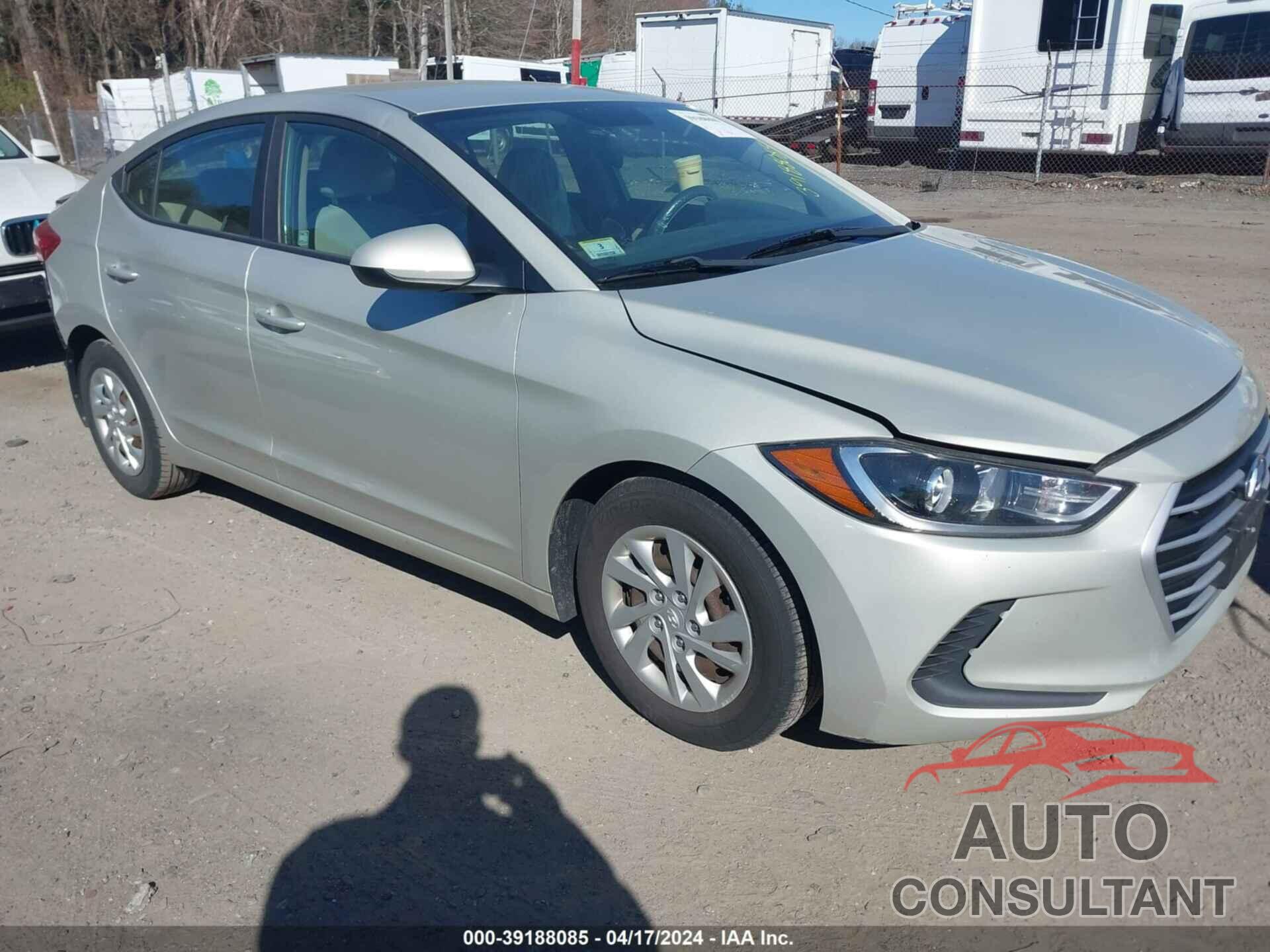 HYUNDAI ELANTRA 2017 - 5NPD74LF9HH064198