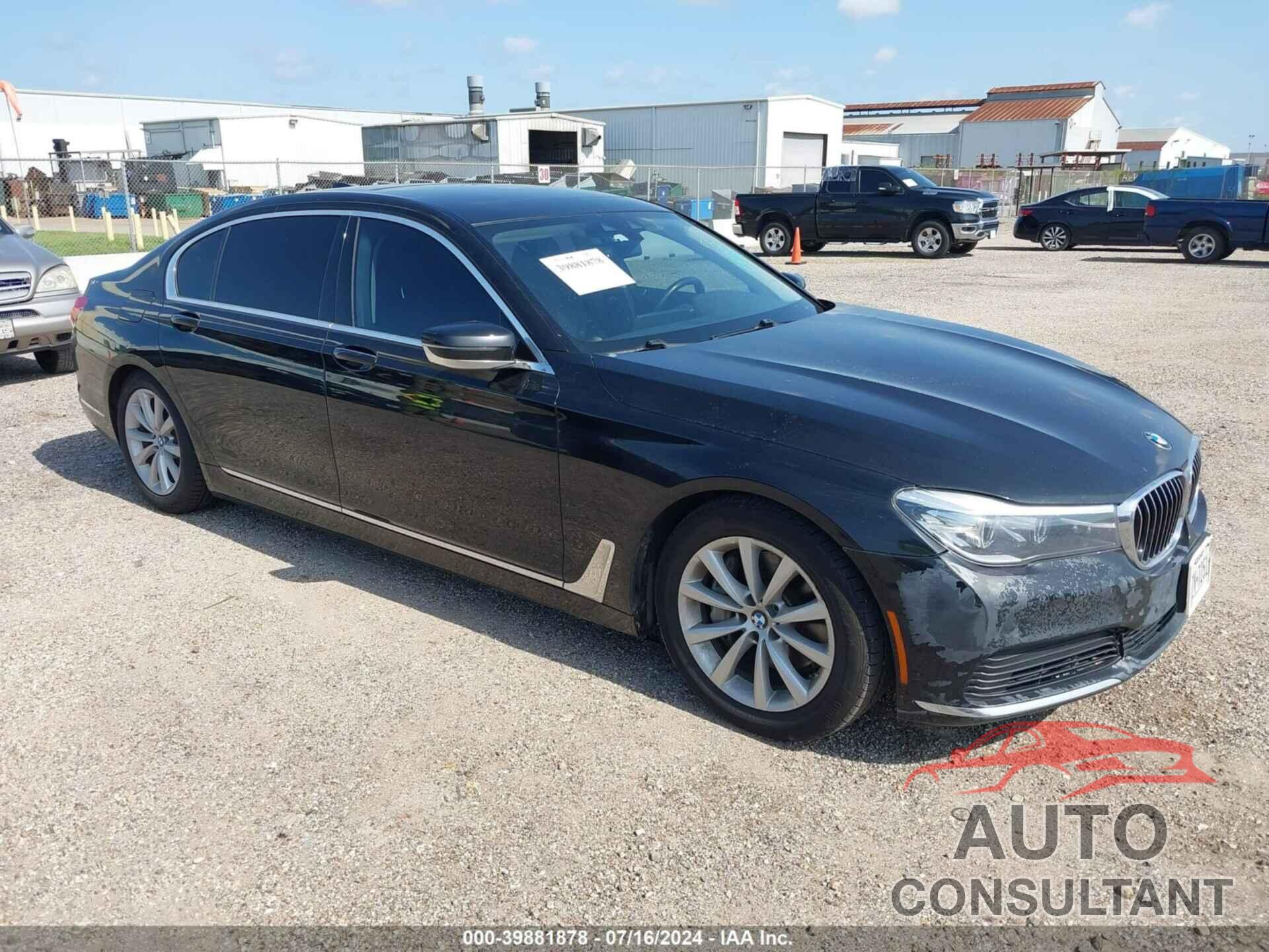 BMW 740I 2019 - WBA7E2C54KB216733