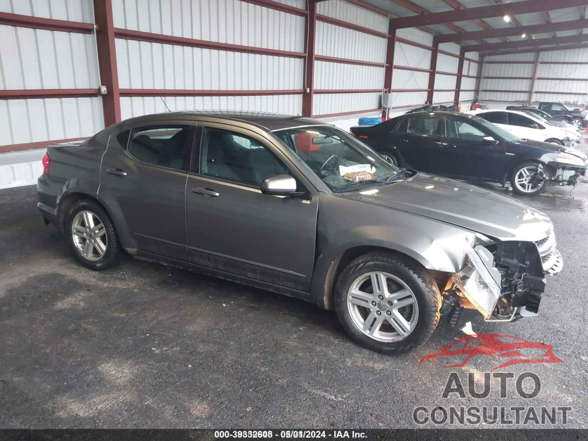 DODGE AVENGER 2012 - 1C3CDZCBXCN163432