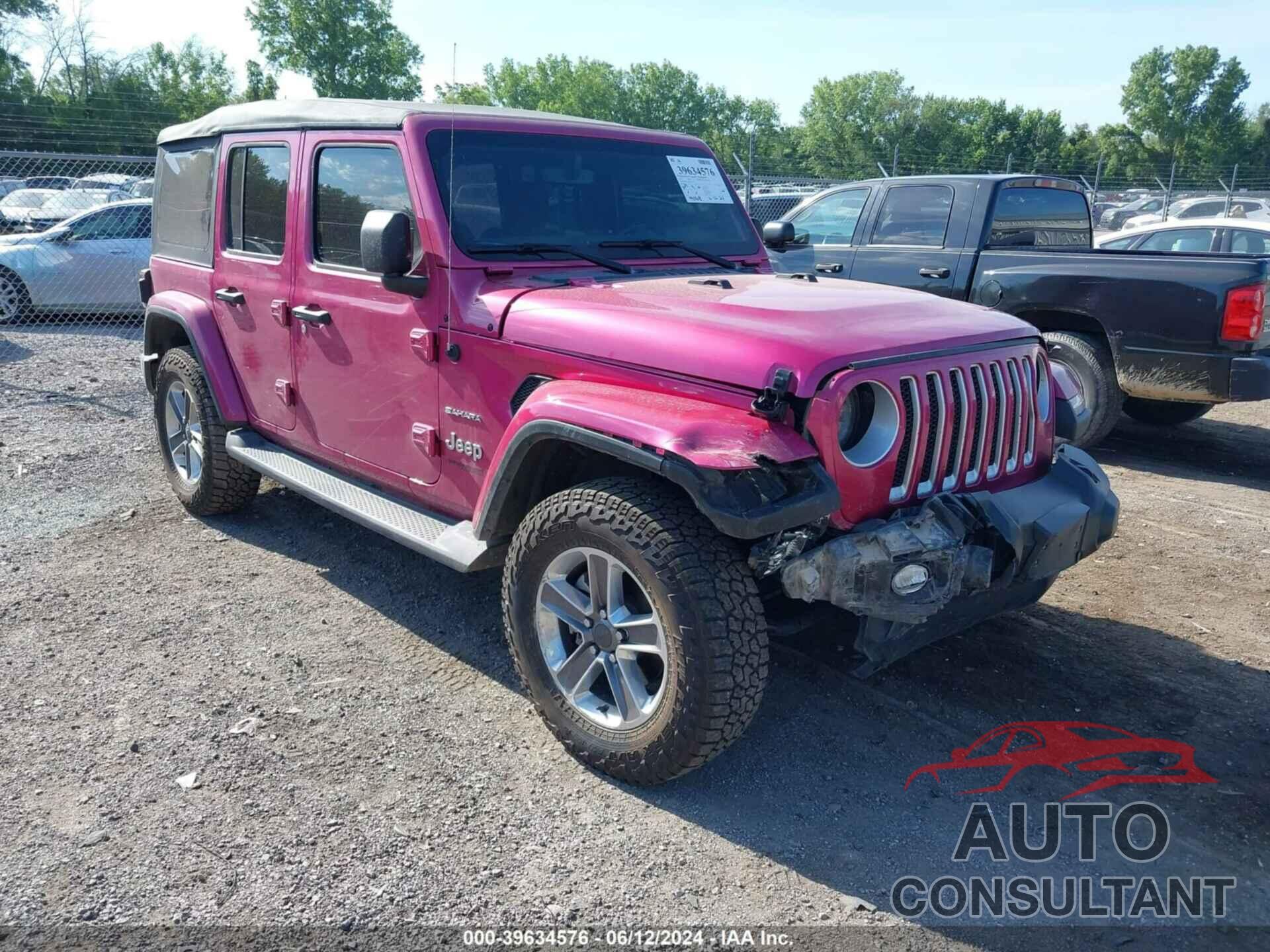 JEEP WRANGLER UNLIMITED 2022 - 1C4HJXENXNW121250