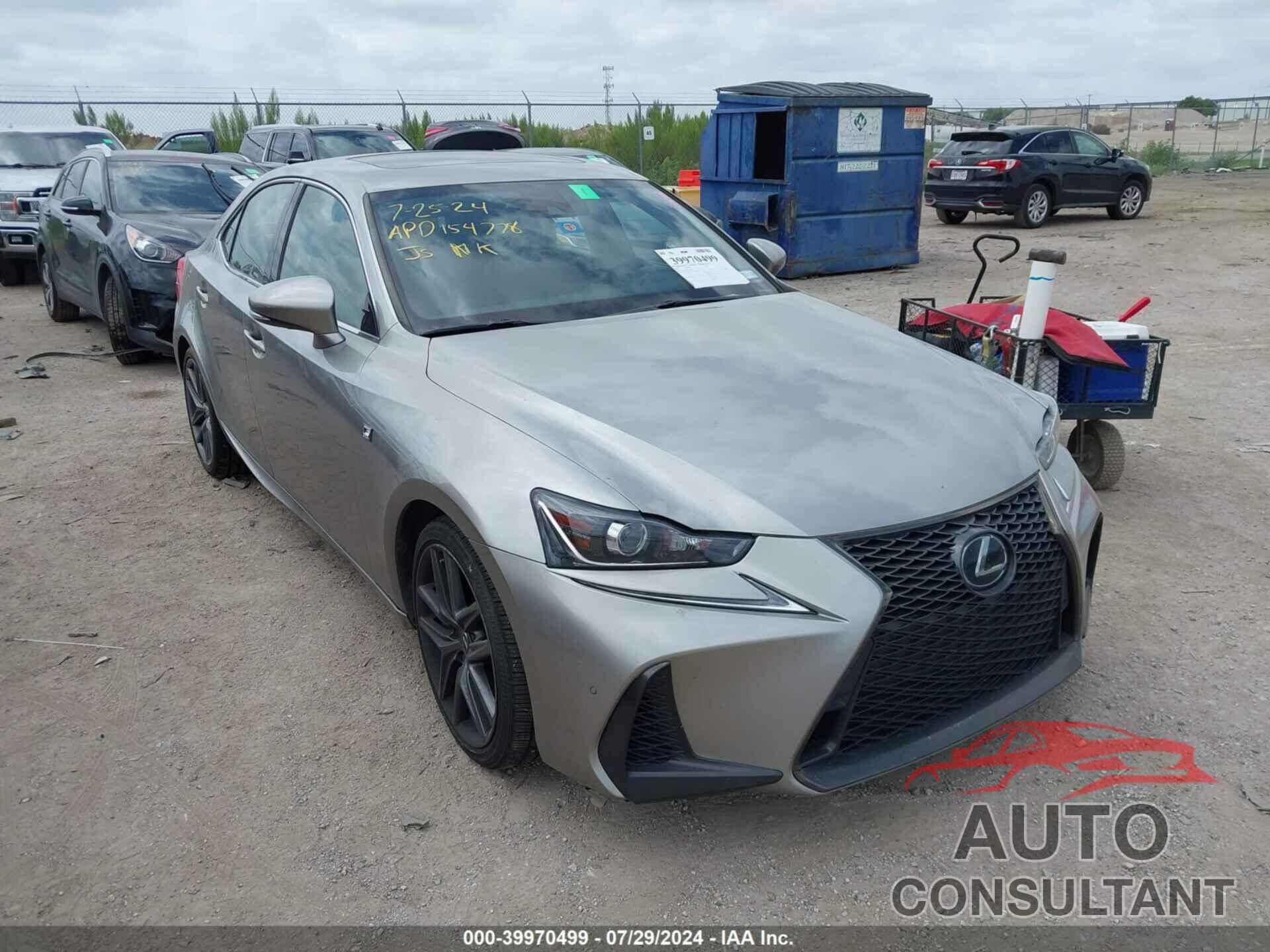 LEXUS IS 300 2019 - JTHBA1D22K5100323