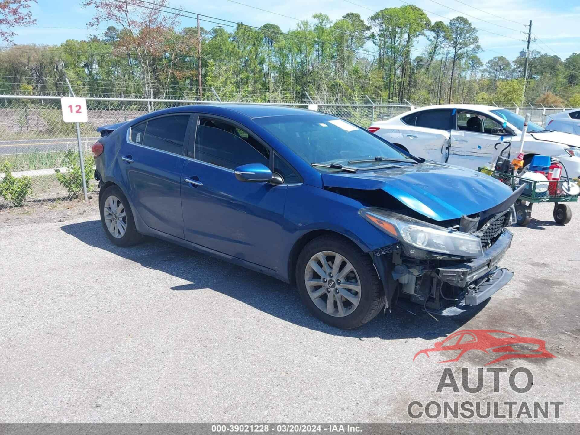 KIA FORTE 2017 - 3KPFL4A75HE063330