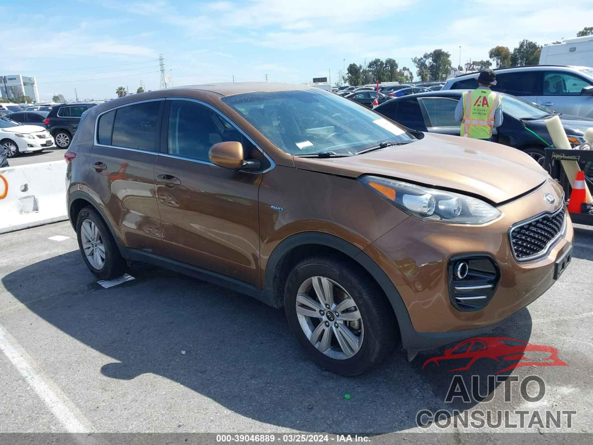 KIA SPORTAGE 2017 - KNDPMCAC5H7205328