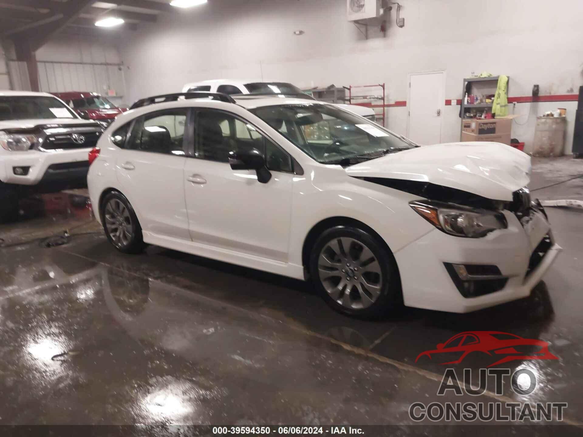 SUBARU IMPREZA 2016 - JF1GPAY69G8330004