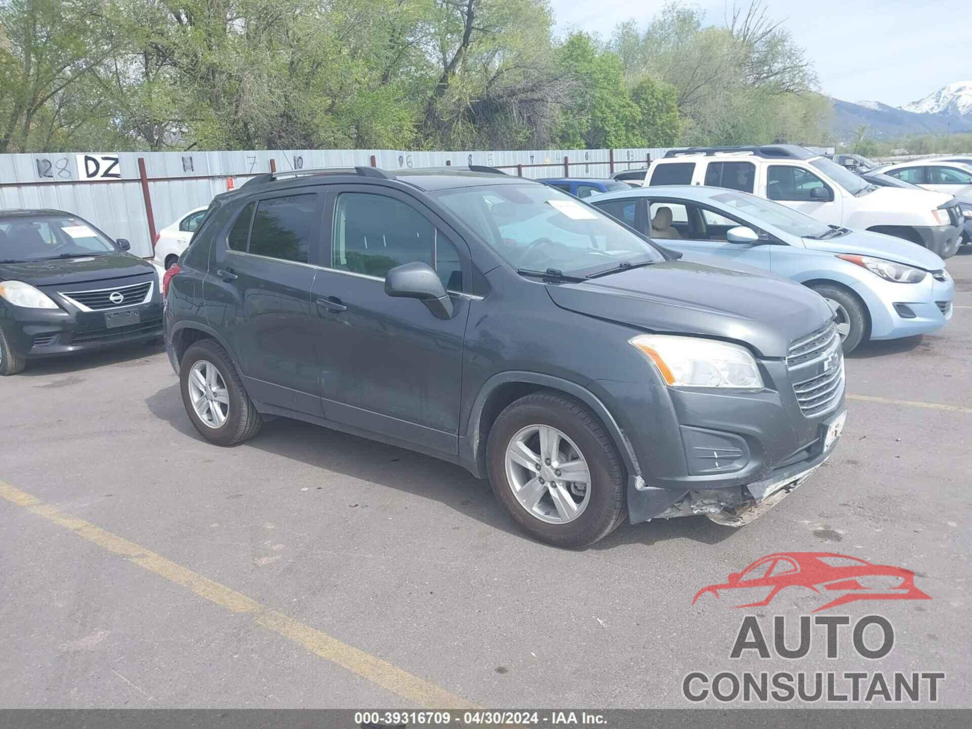 CHEVROLET TRAX 2016 - 3GNCJLSB5GL201777