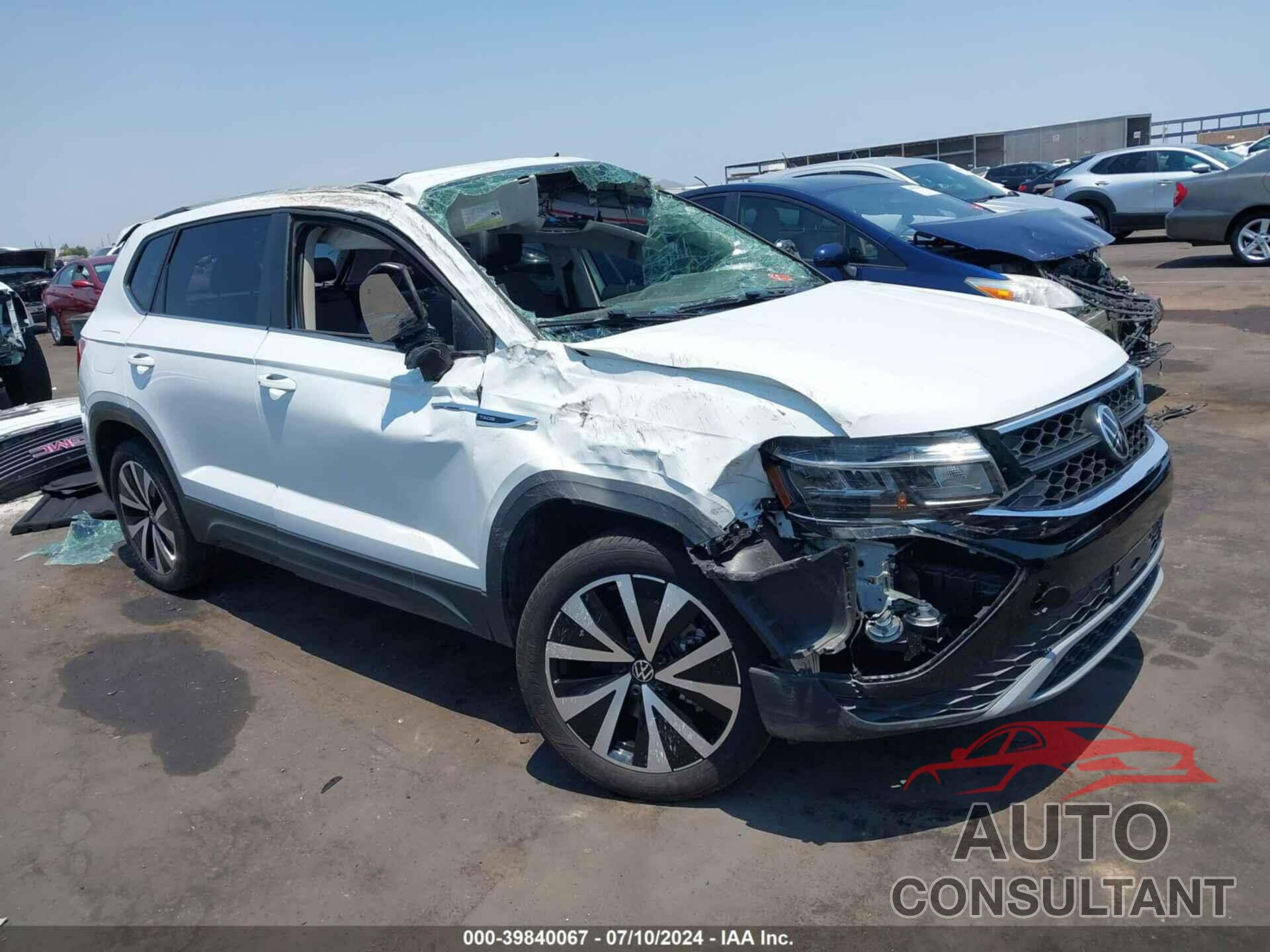 VOLKSWAGEN TAOS 2022 - 3VVTX7B21NM044479