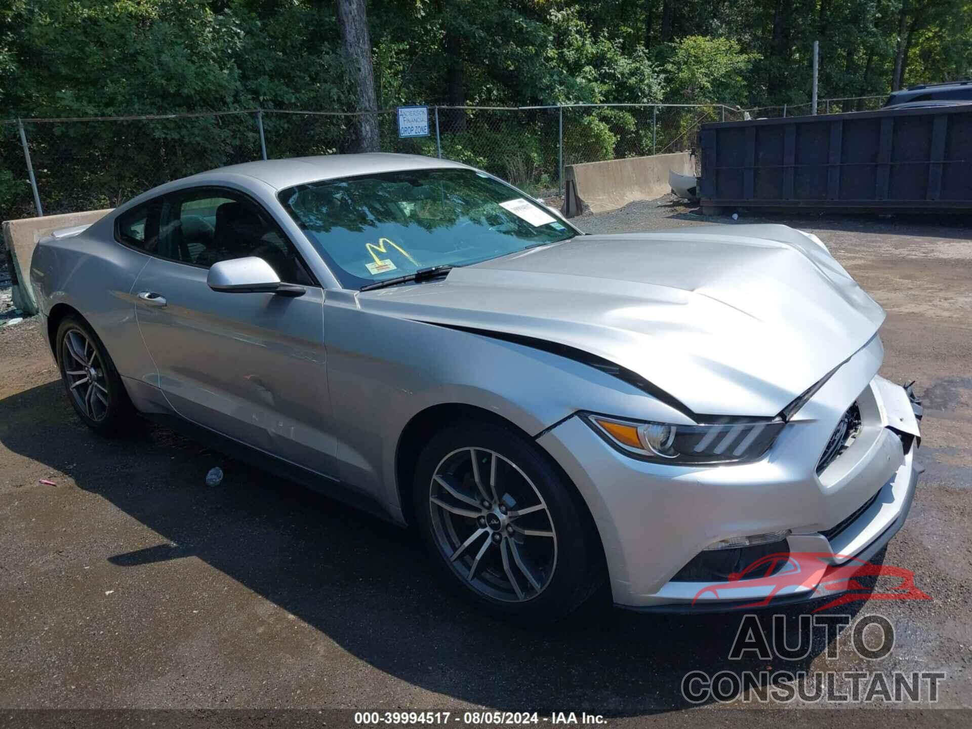 FORD MUSTANG 2017 - 1FA6P8TH9H5332884