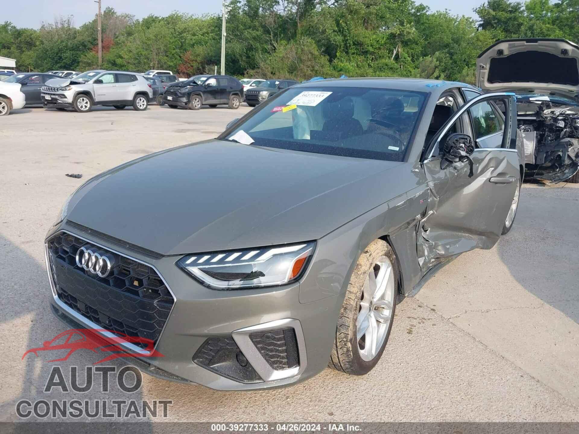 AUDI A4 2023 - WAUEAAF44PN010480