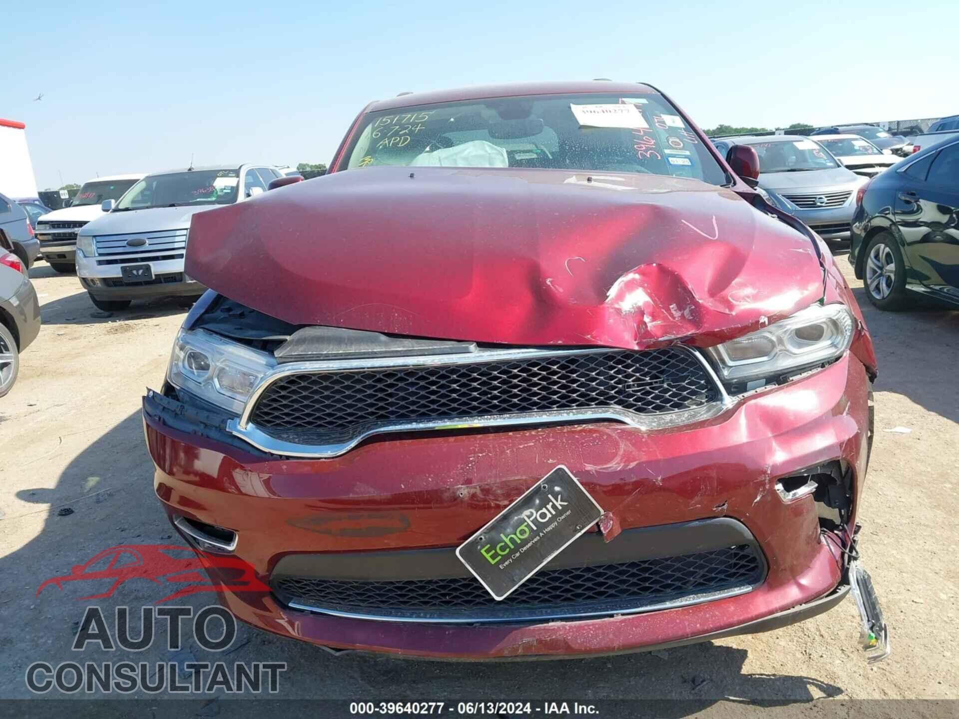 DODGE DURANGO 2021 - 1C4RDHAG5MC553821