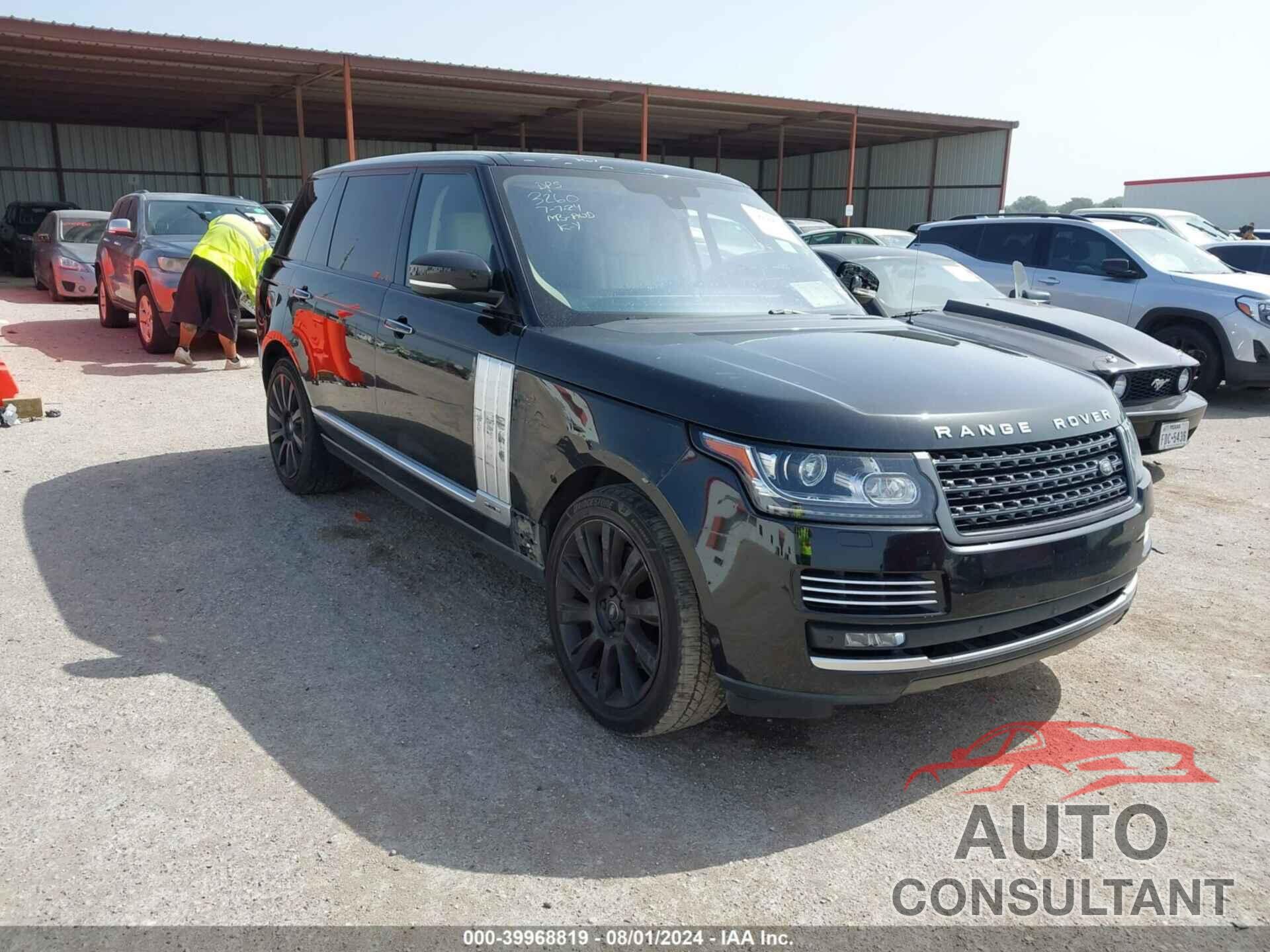 LAND ROVER RANGE ROVER 2016 - SALGV3EF6GA313260