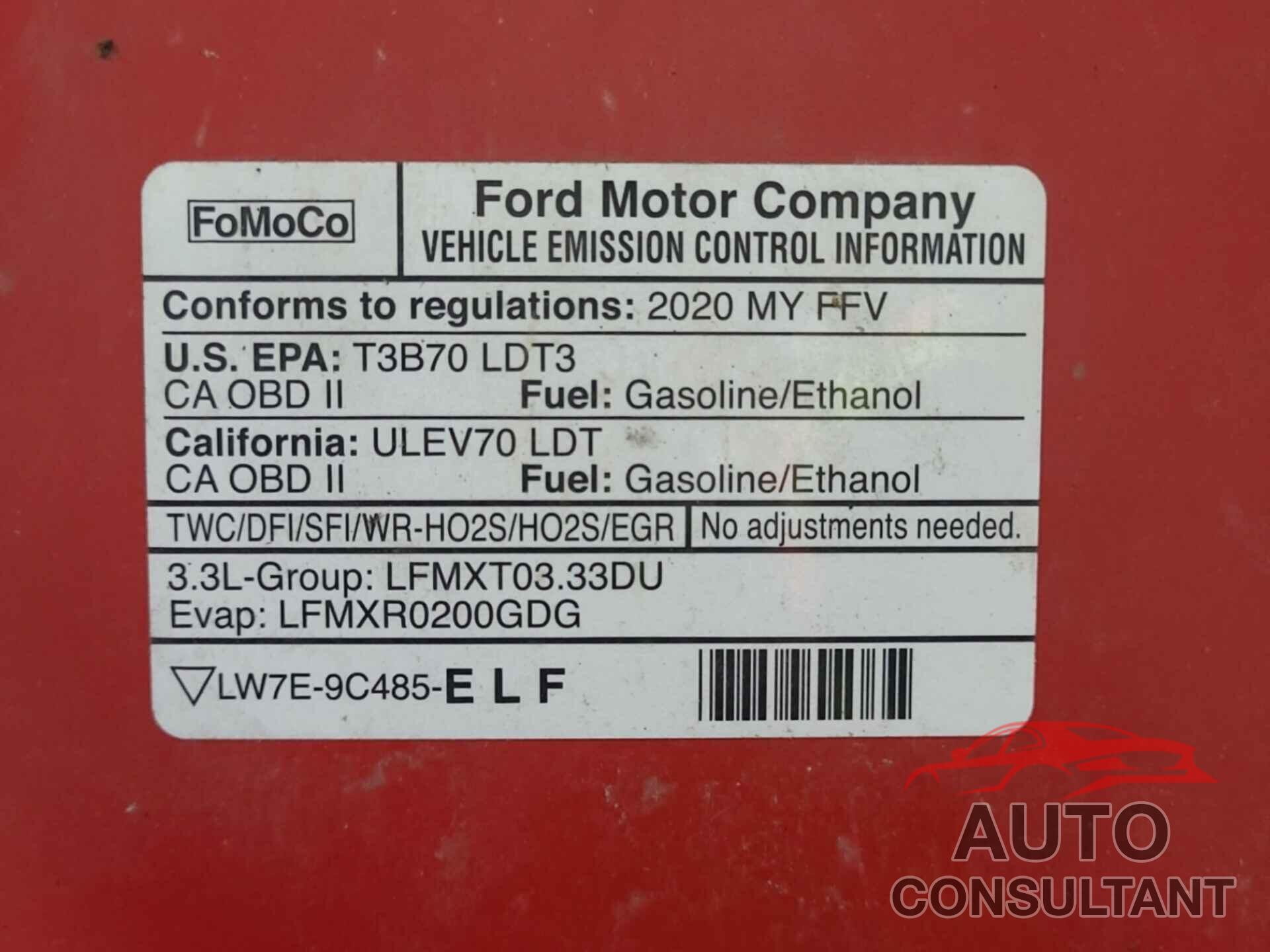 FORD F150 2020 - 1FTEW1EB2LFB70981