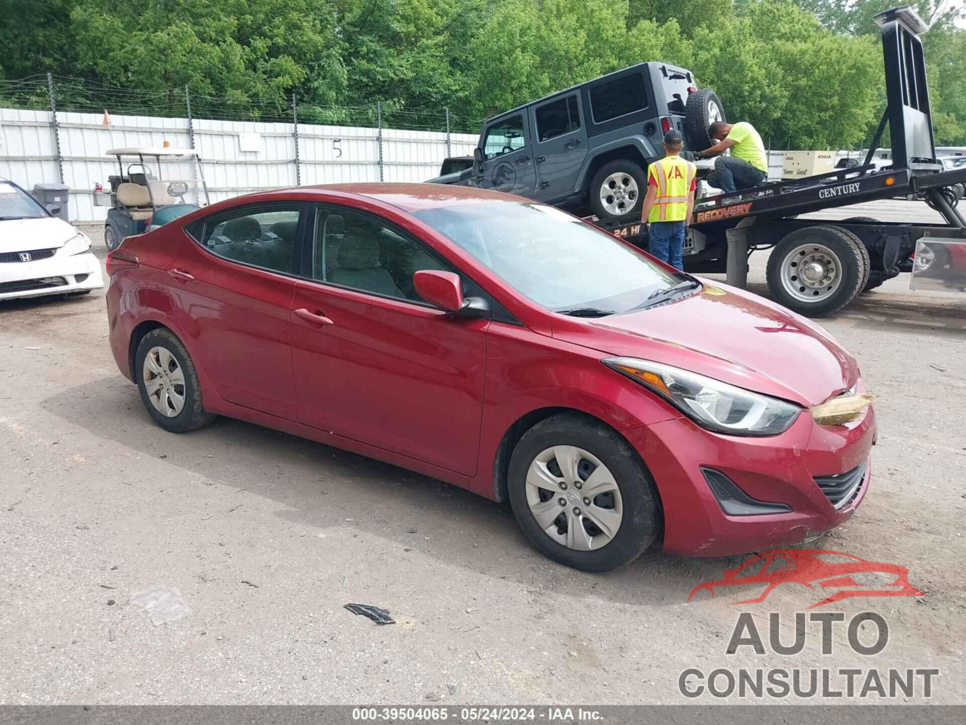 HYUNDAI ELANTRA 2016 - 5NPDH4AE0GH703042