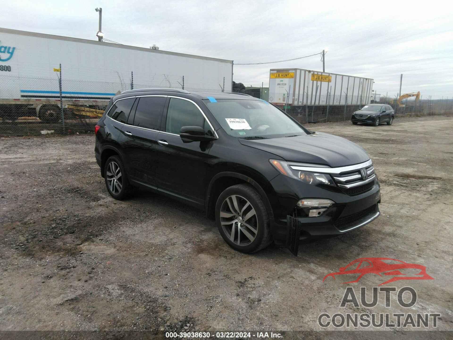 HONDA PILOT 2017 - 5FNYF6H90HB081439