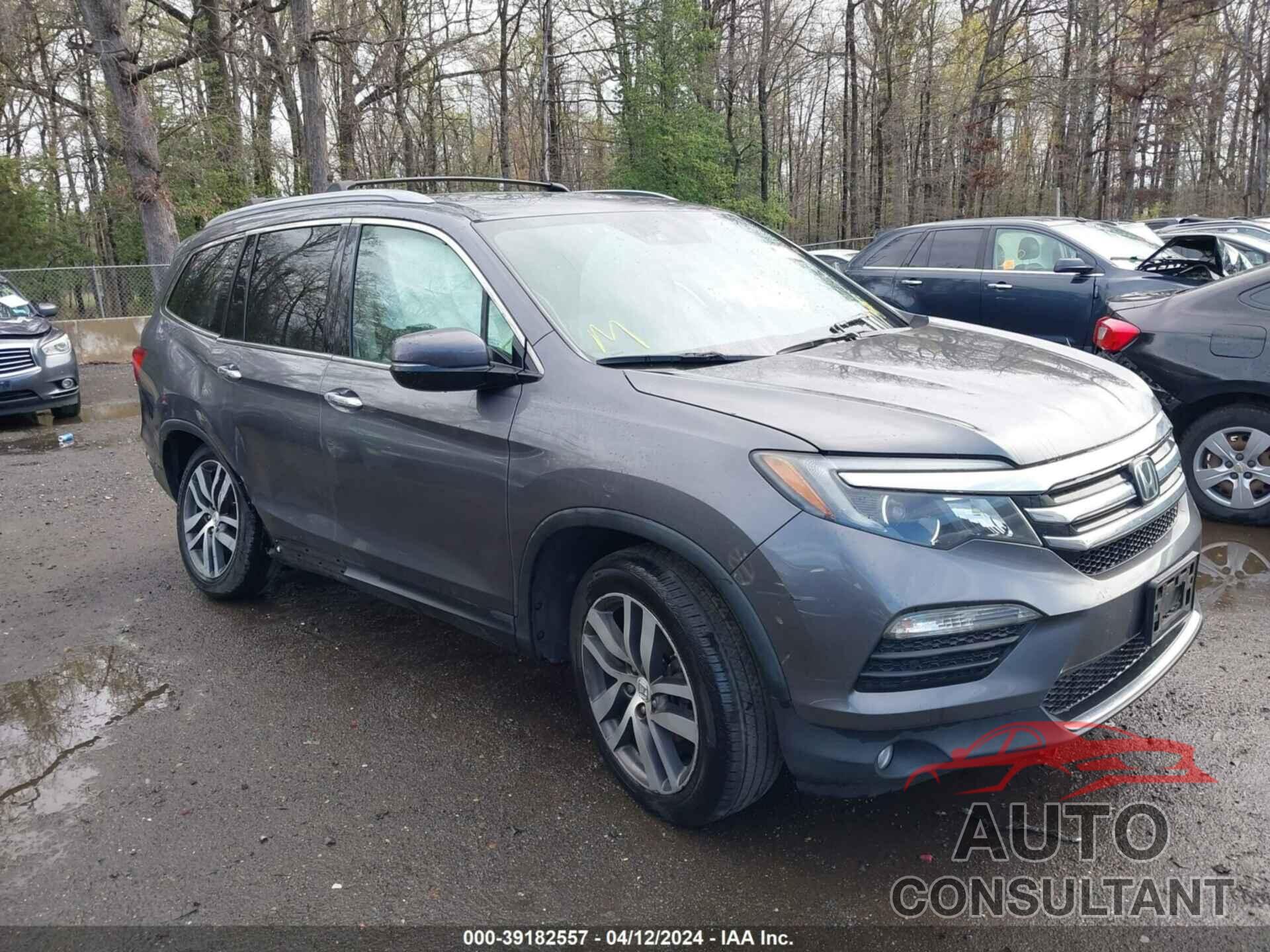 HONDA PILOT 2016 - 5FNYF6H0XGB033253