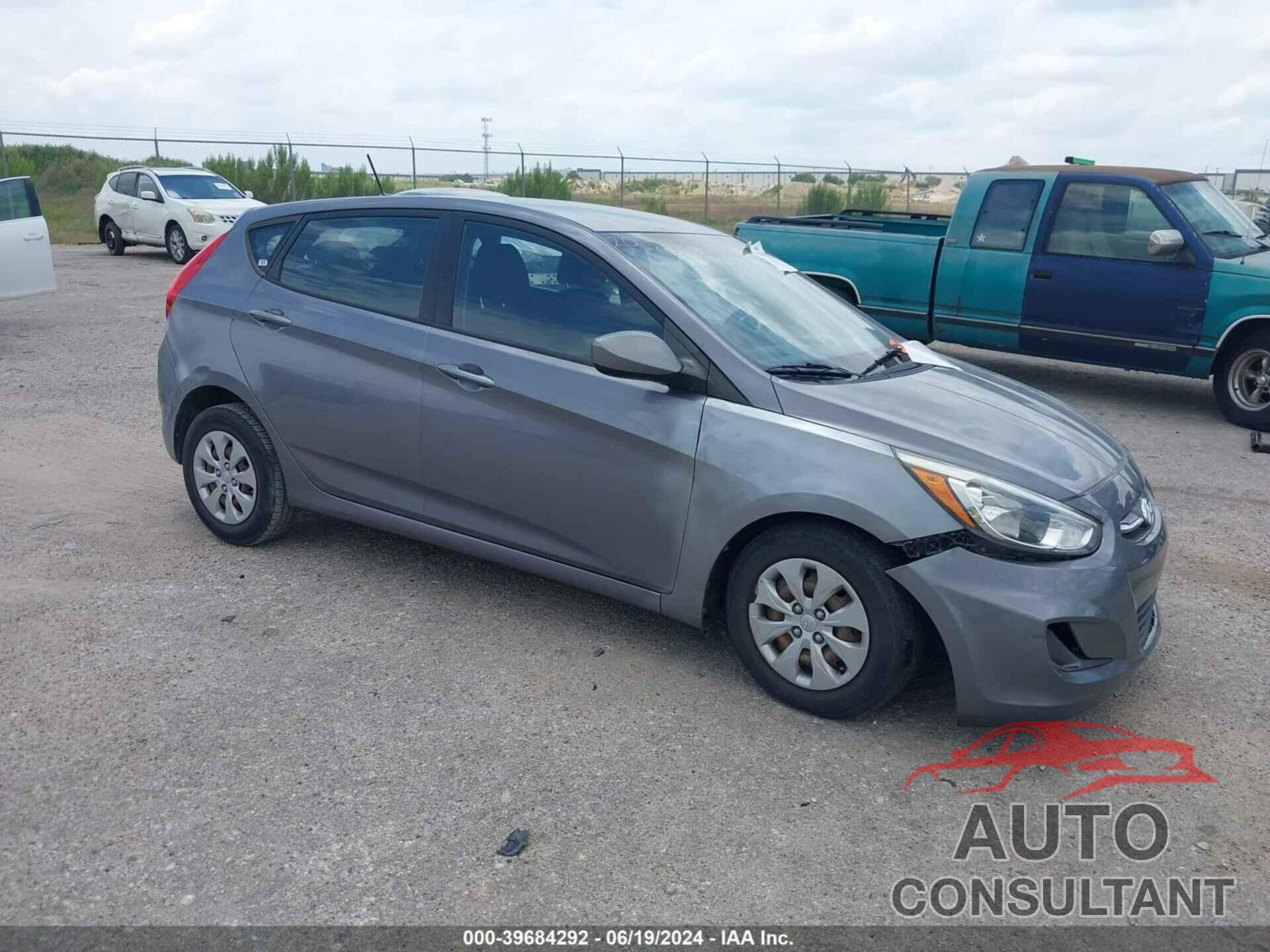 HYUNDAI ACCENT 2016 - KMHCT5AE6GU247114