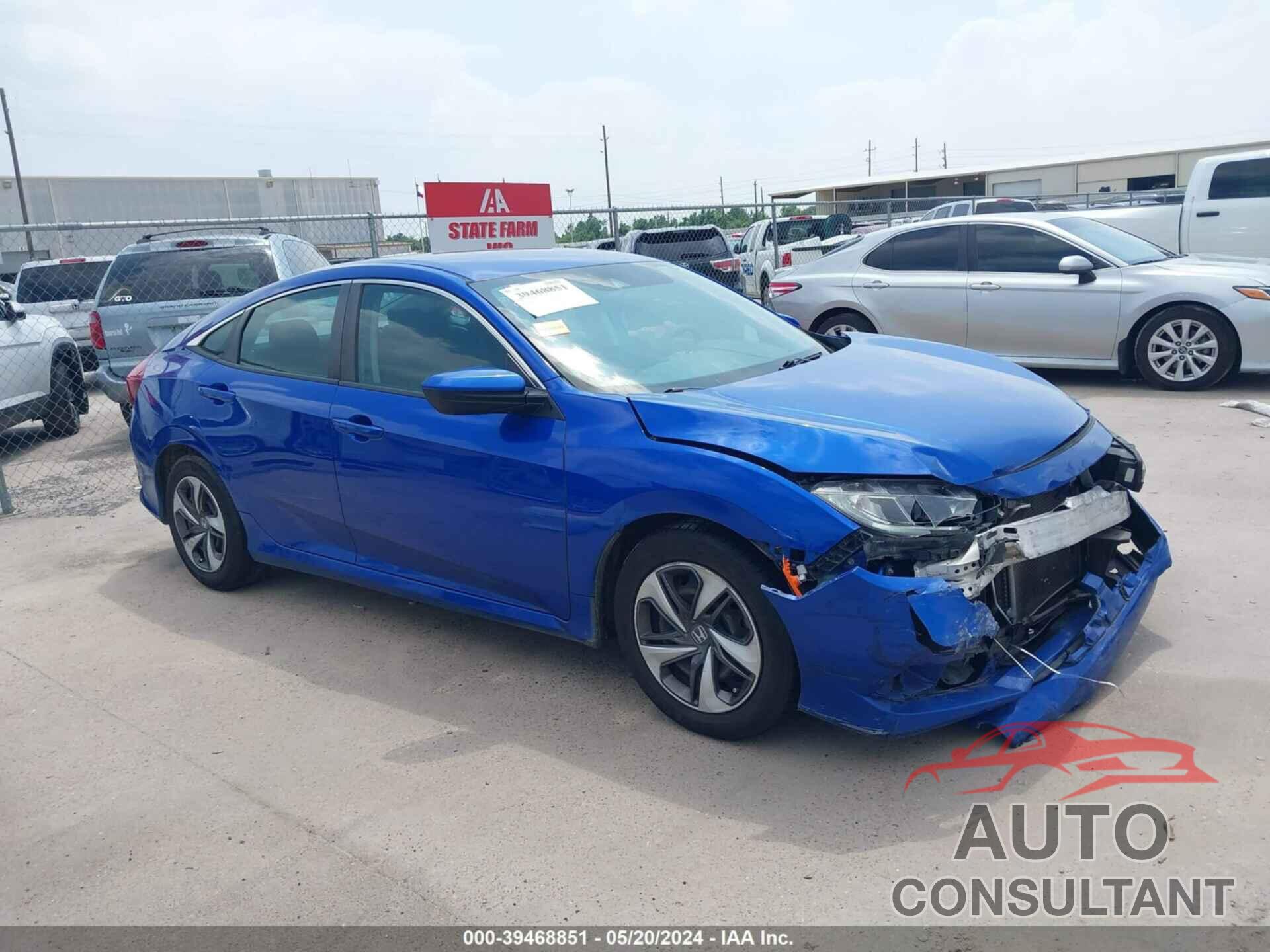 HONDA CIVIC 2019 - 19XFC2F69KE032738