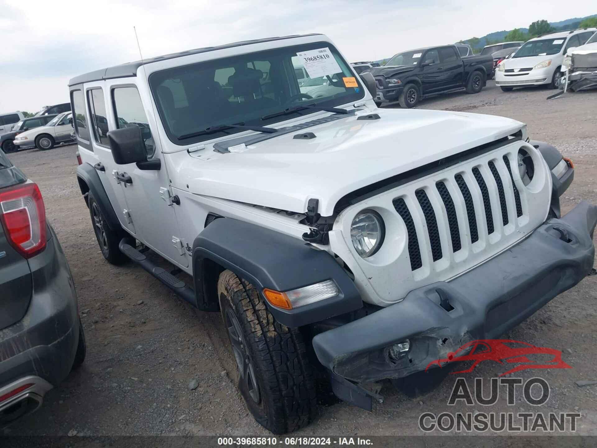 JEEP WRANGLER UNLIMITED 2019 - 1C4HJXDN9KW569847