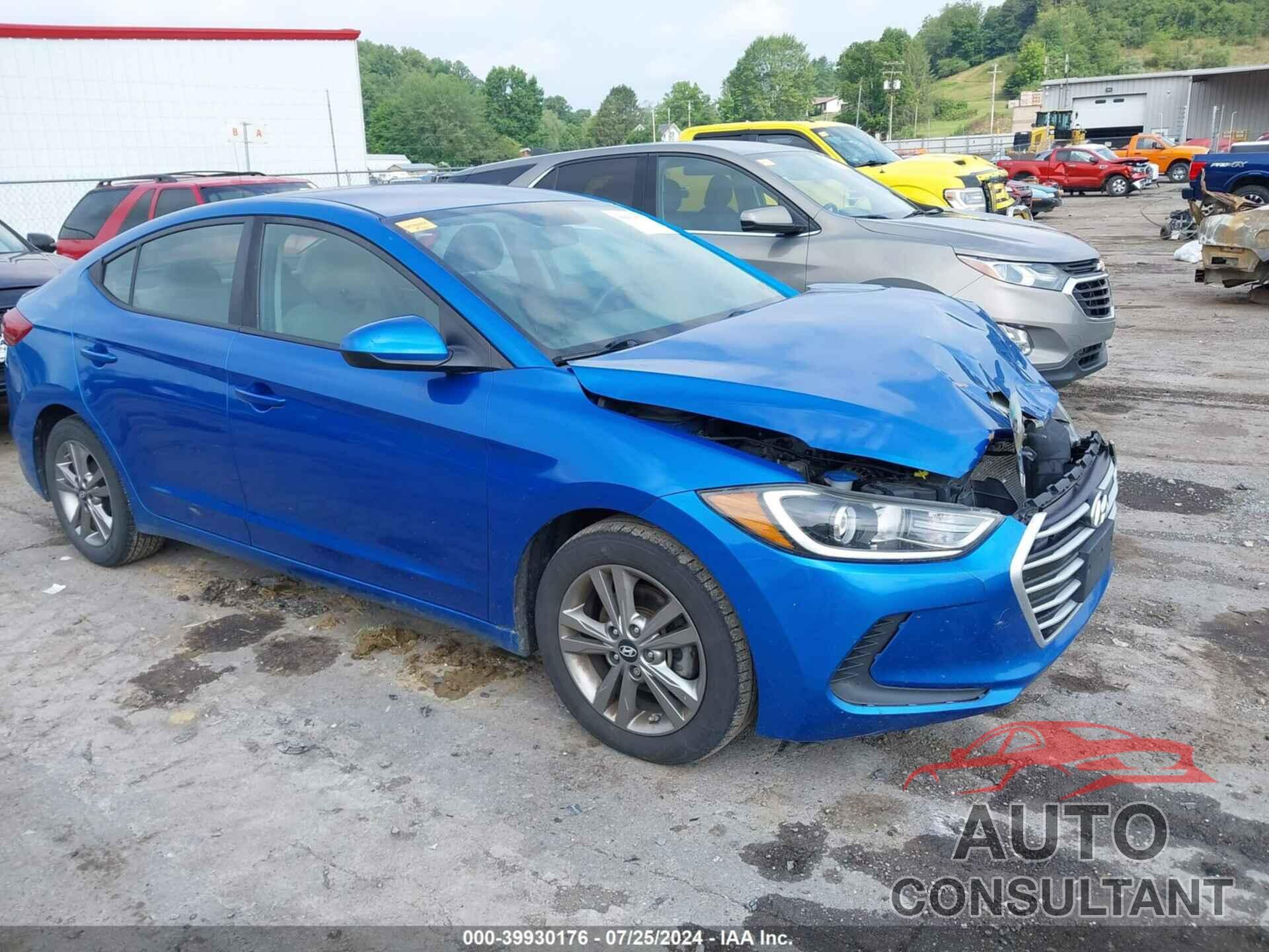 HYUNDAI ELANTRA 2017 - KMHD84LF9HU063762