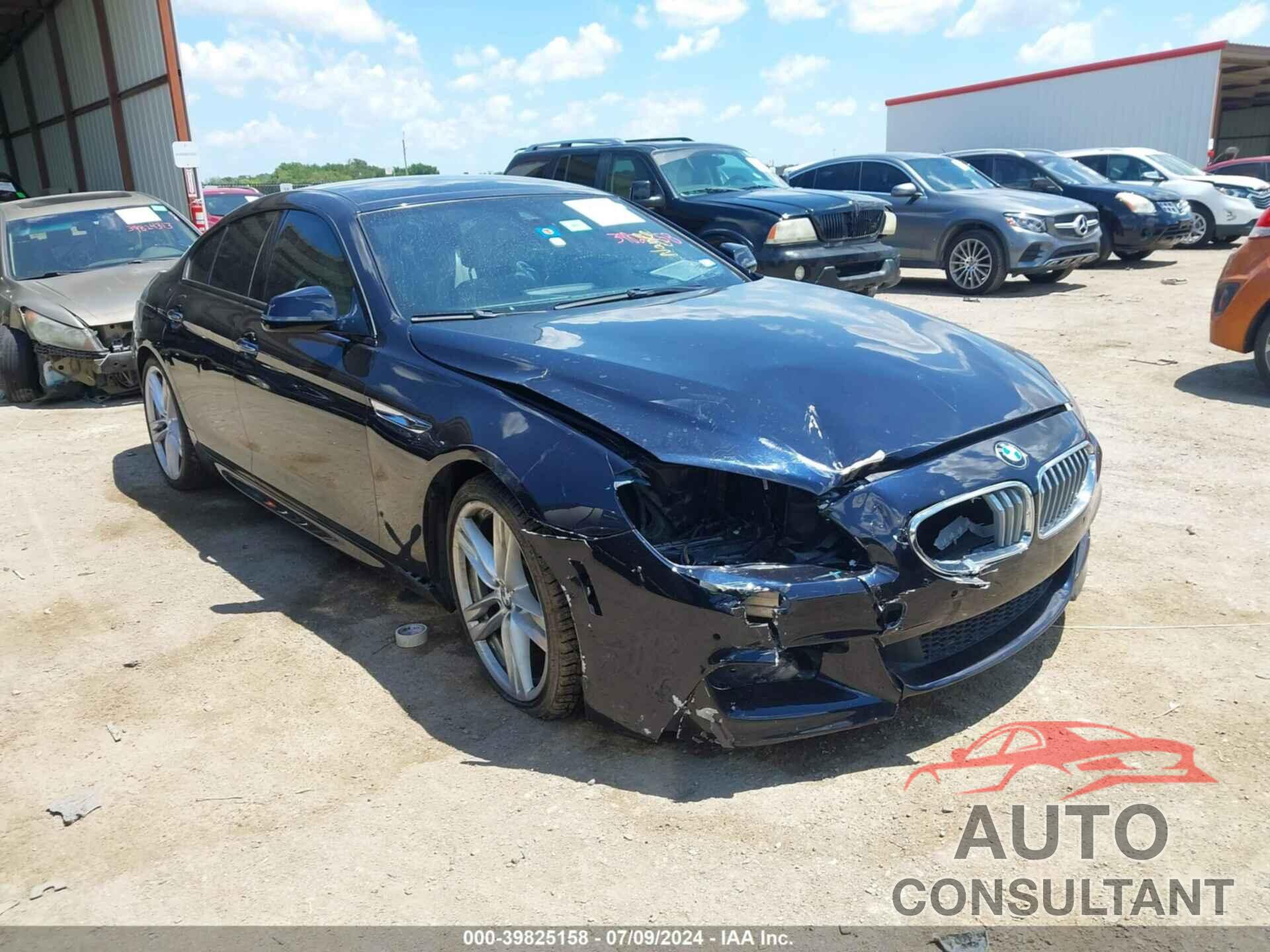 BMW 650I GRAN COUPE 2016 - WBA6D4C53GD977159