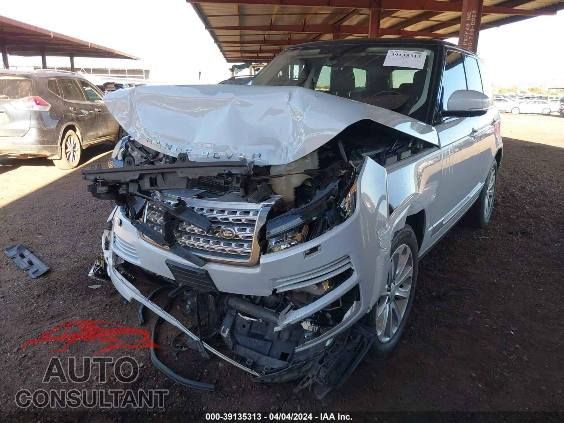 LAND ROVER RANGE ROVER 2016 - SALGS2KF3GA307987