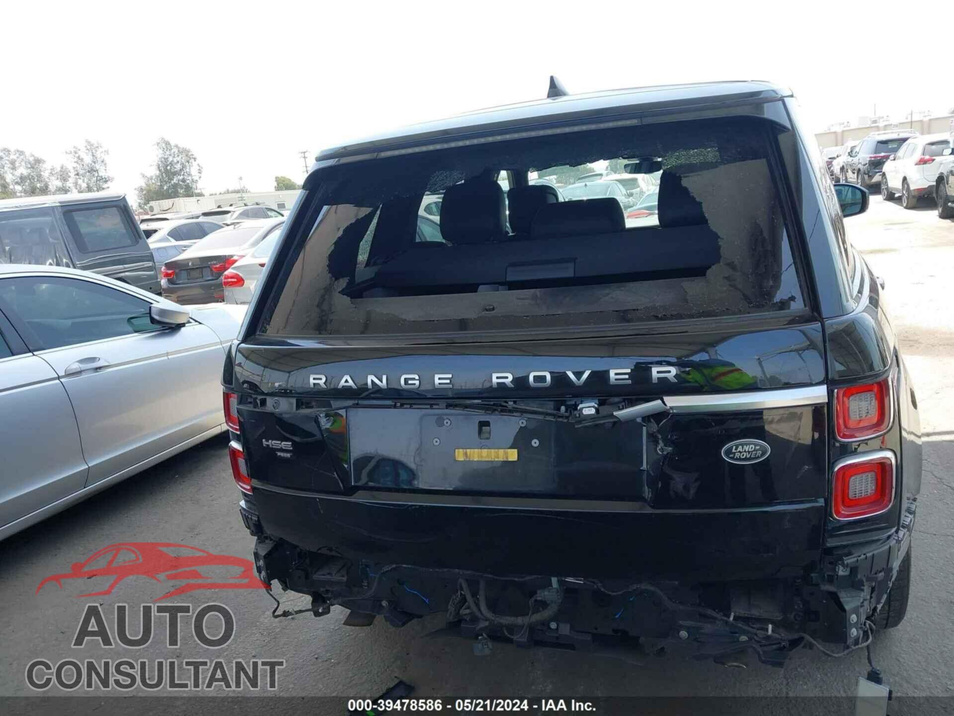 LAND ROVER RANGE ROVER 2020 - SALGS2SE2LA573437