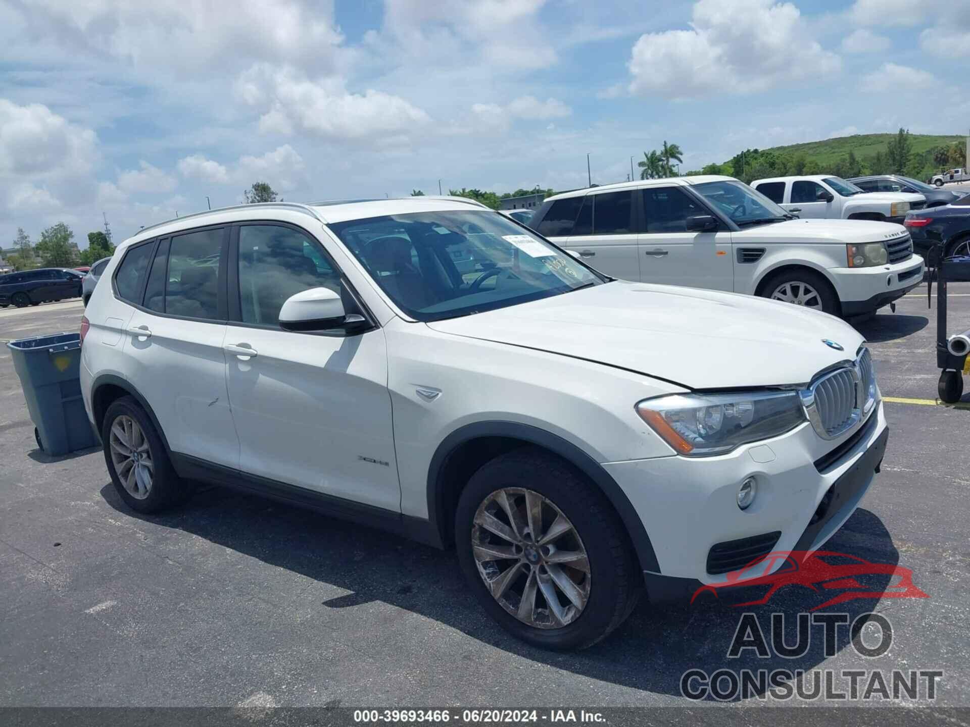 BMW X3 2017 - 5UXWX9C50H0T03744