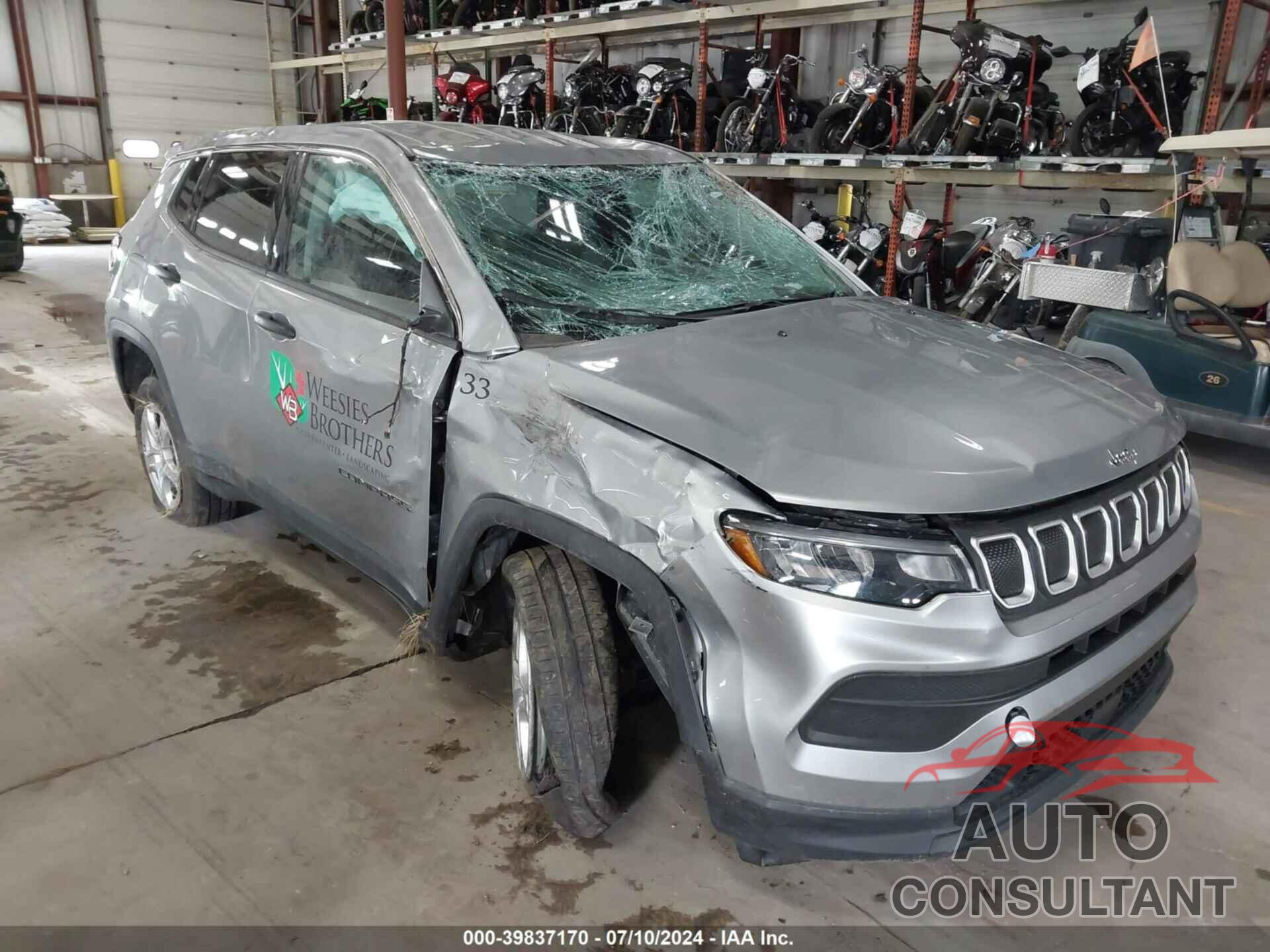 JEEP COMPASS 2022 - 3C4NJDAB7NT117563