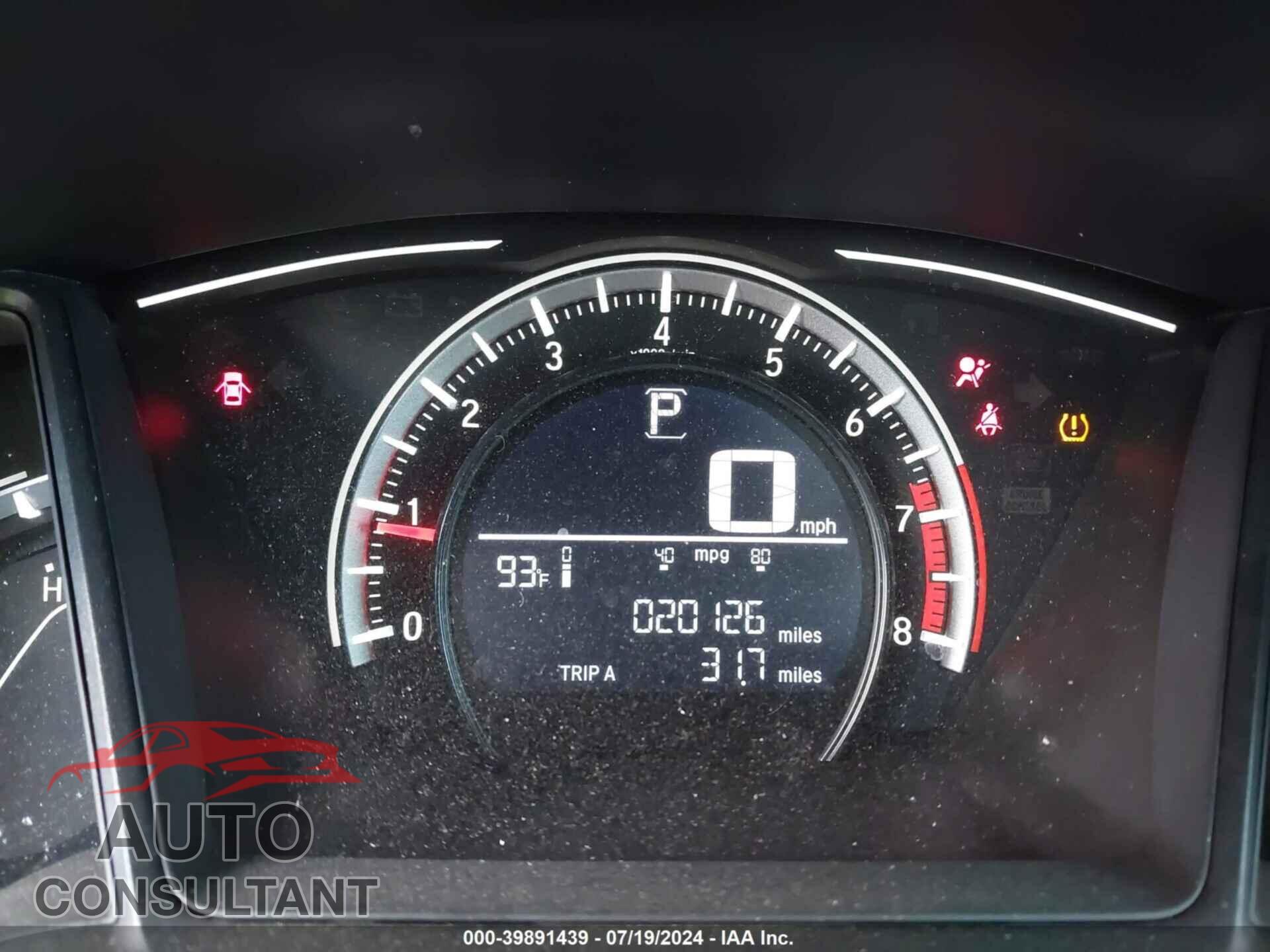 HONDA CIVIC 2017 - 19XFC2F5XHE041223