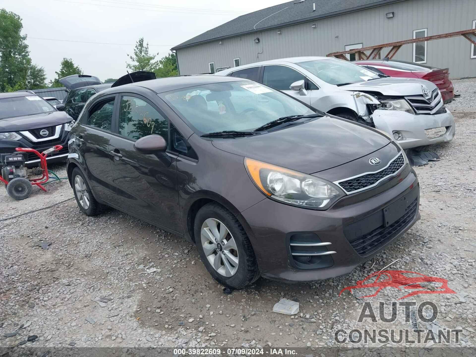 KIA RIO 2016 - KNADN5A31G6675076