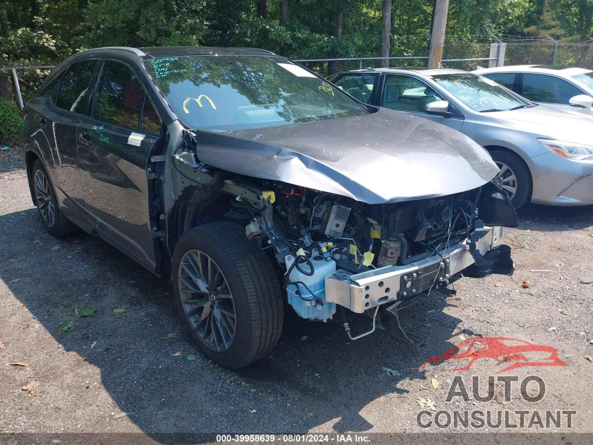 LEXUS RX 450H 2022 - 2T2YGMDA0NC093264