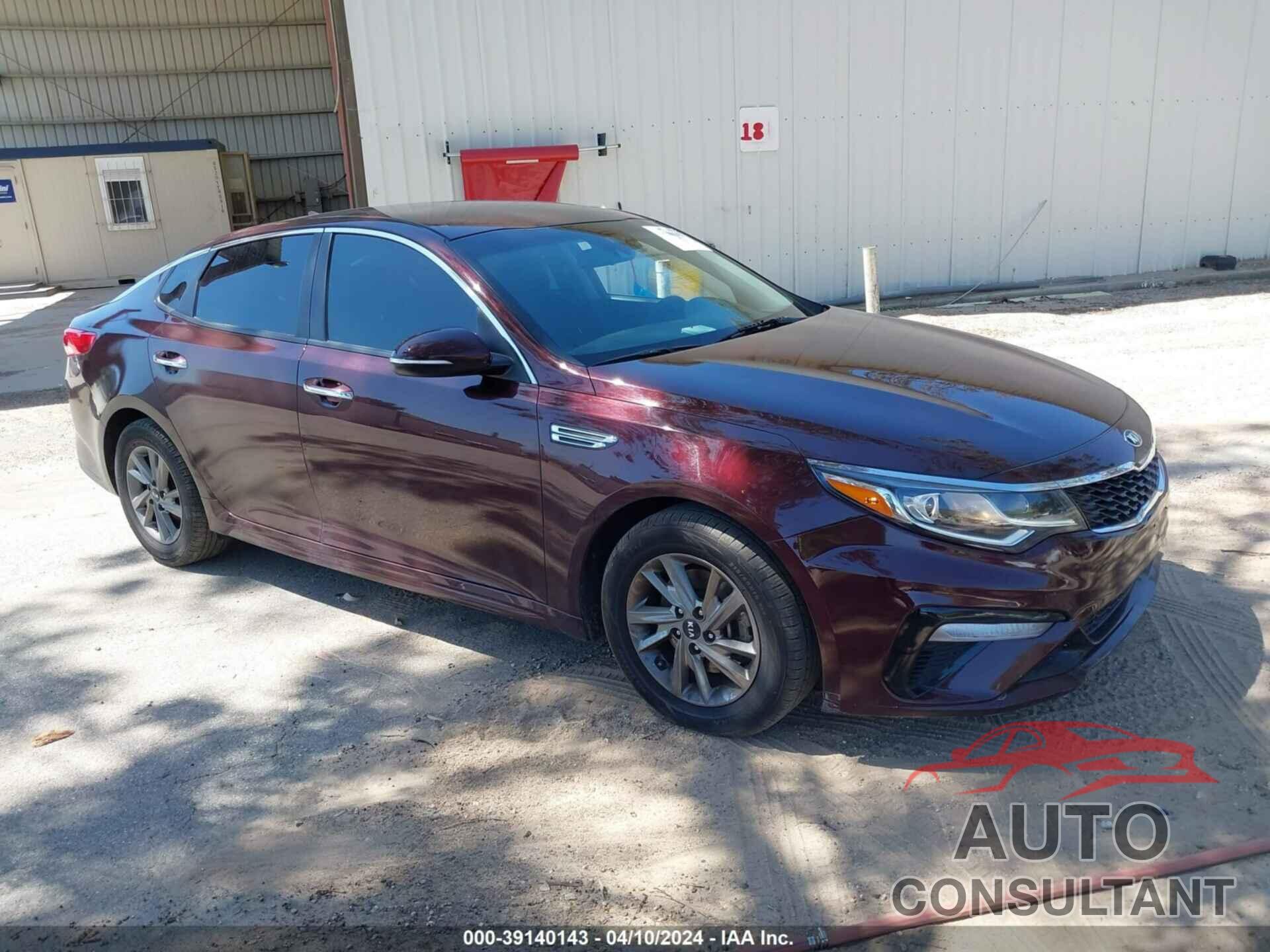 KIA OPTIMA 2019 - 5XXGT4L30KG327504