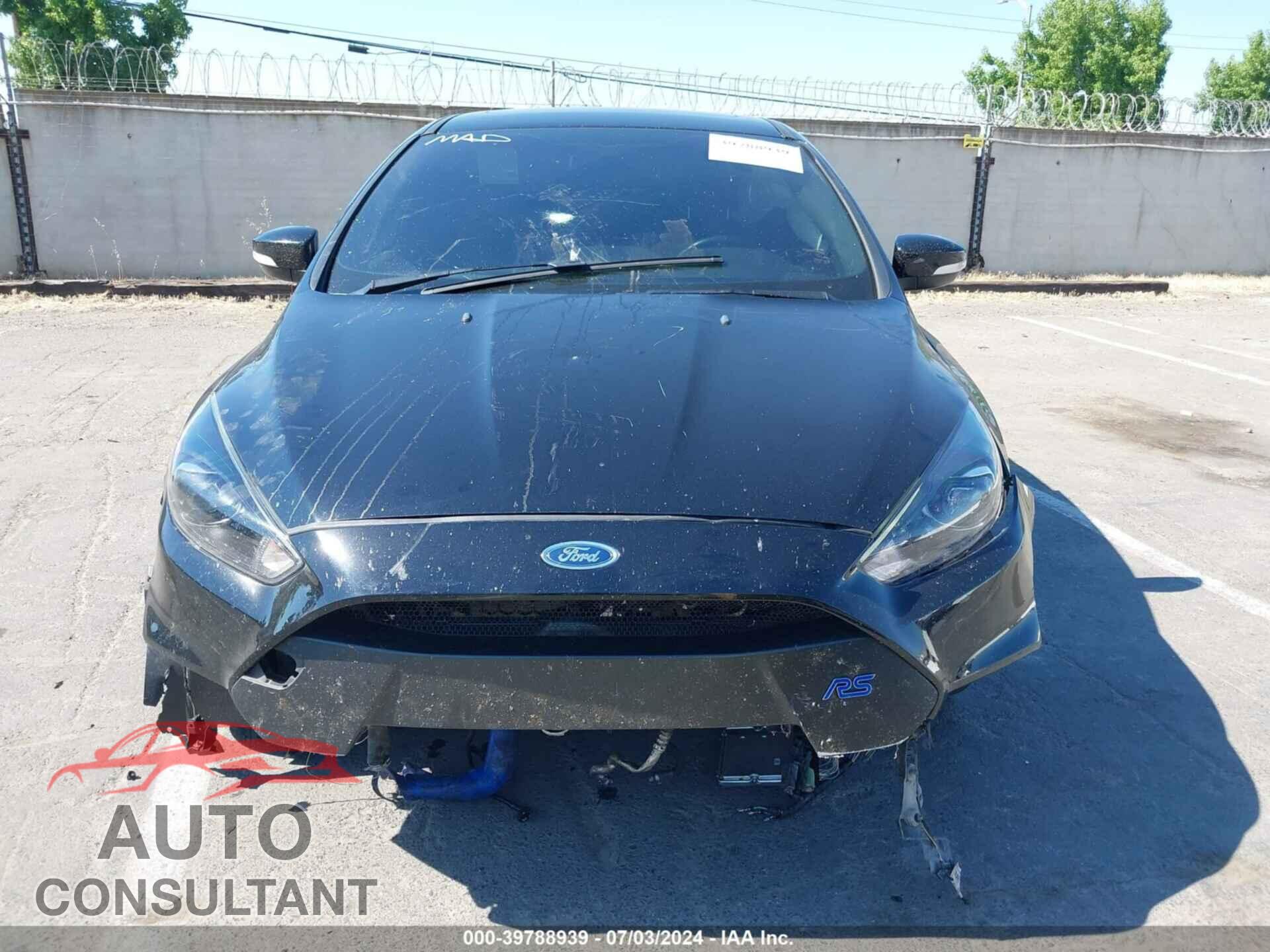 FORD FOCUS RS 2017 - WF0DP3TH4H4125987