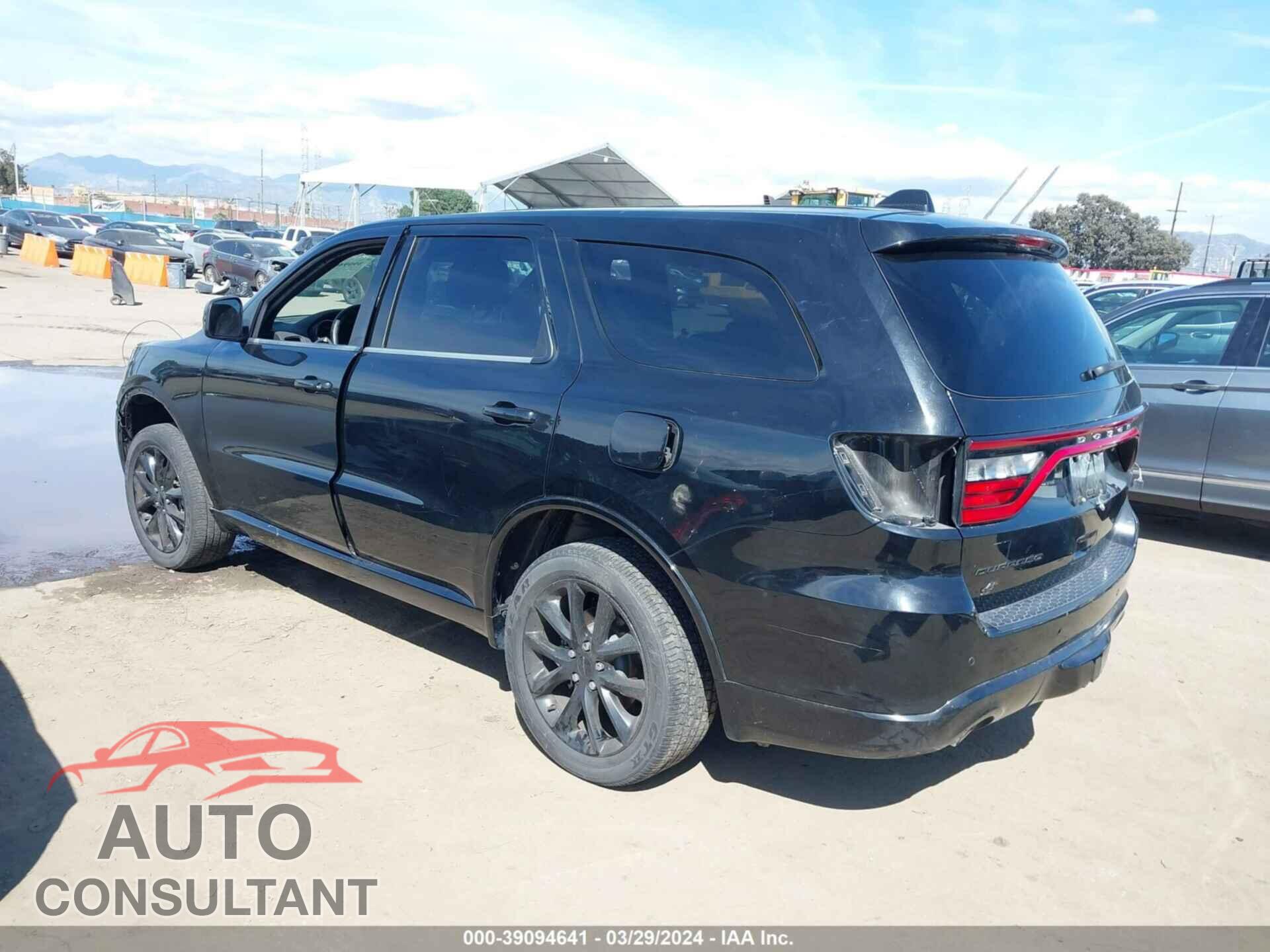 DODGE DURANGO 2018 - 1C4RDJAGXJC346358