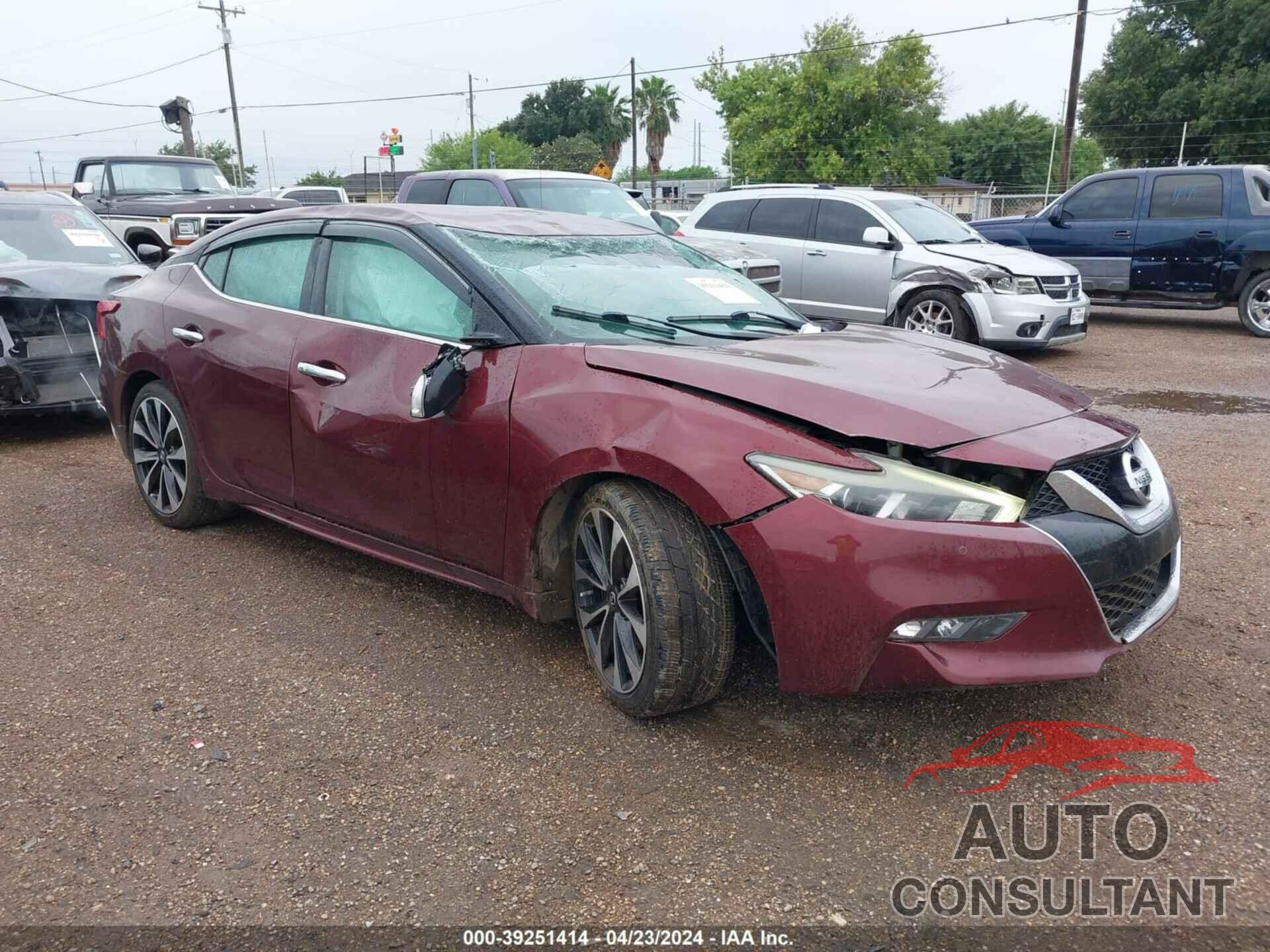 NISSAN MAXIMA 2016 - 1N4AA6AP3GC410466