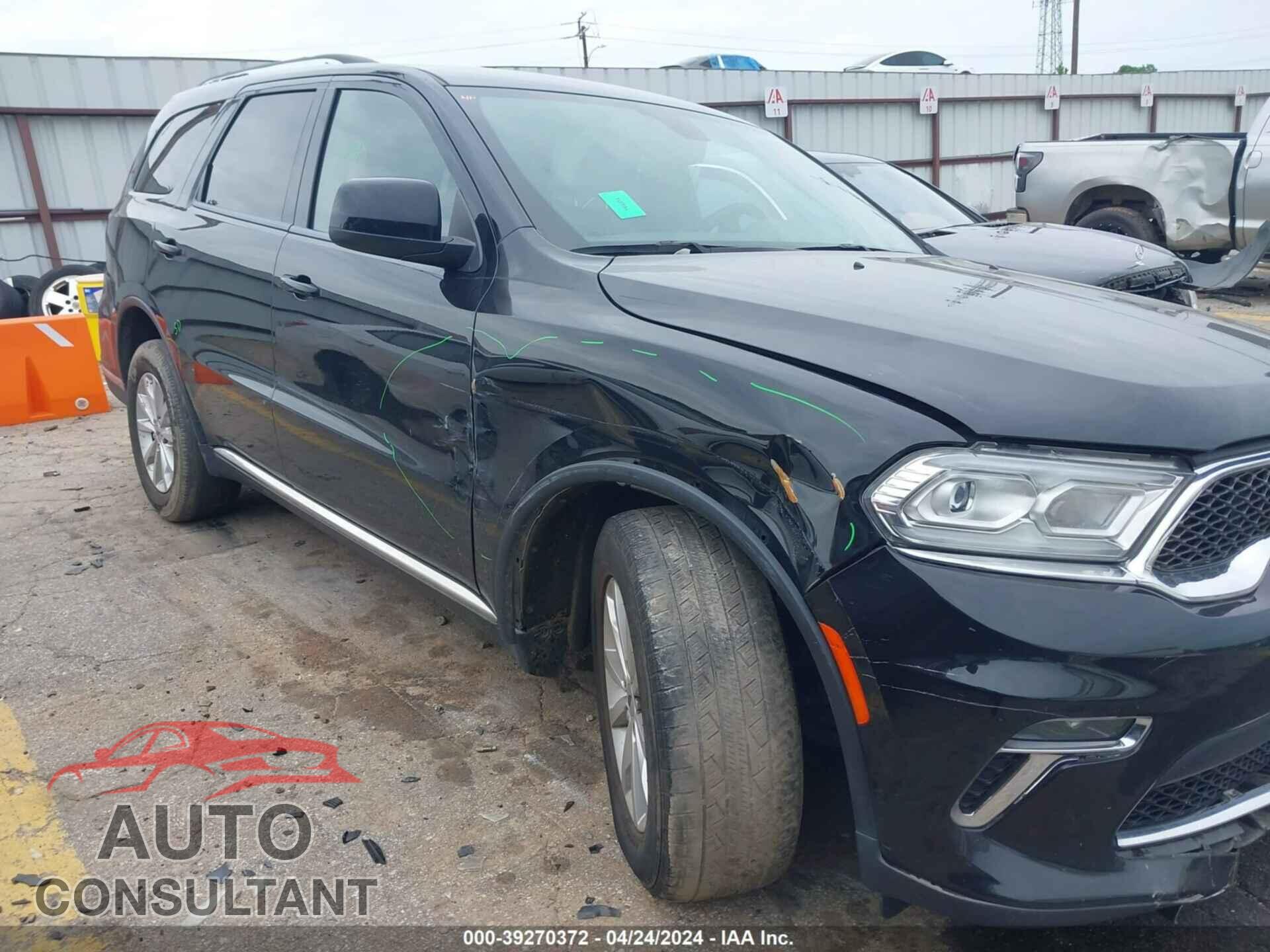 DODGE DURANGO 2022 - 1C4RDHAG3NC102968