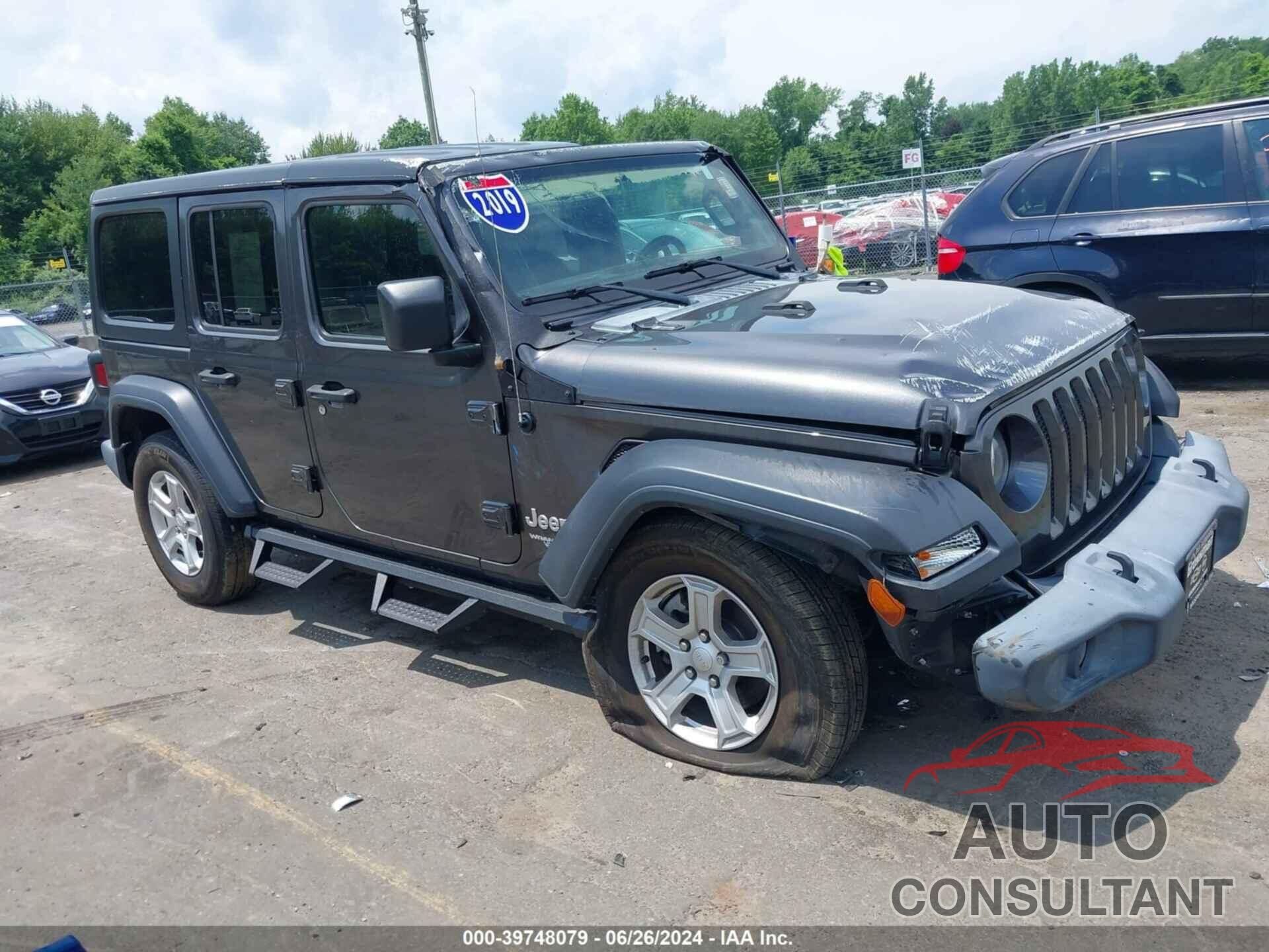 JEEP WRANGLER UNLIMITED 2019 - 1C4HJXDN9KW591976