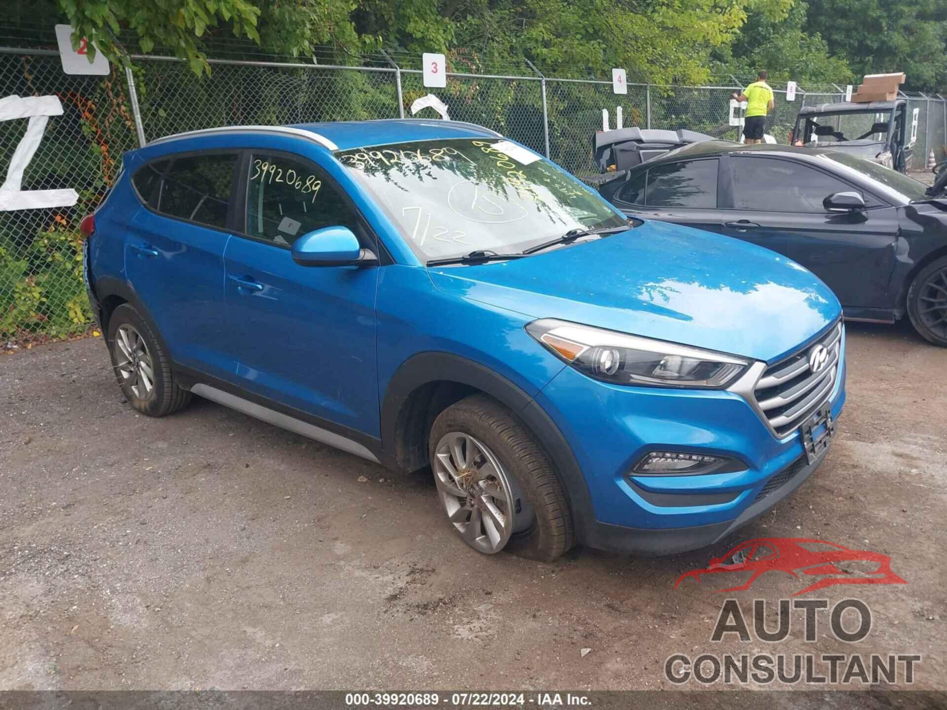 HYUNDAI TUCSON 2018 - KM8J33A49JU692473