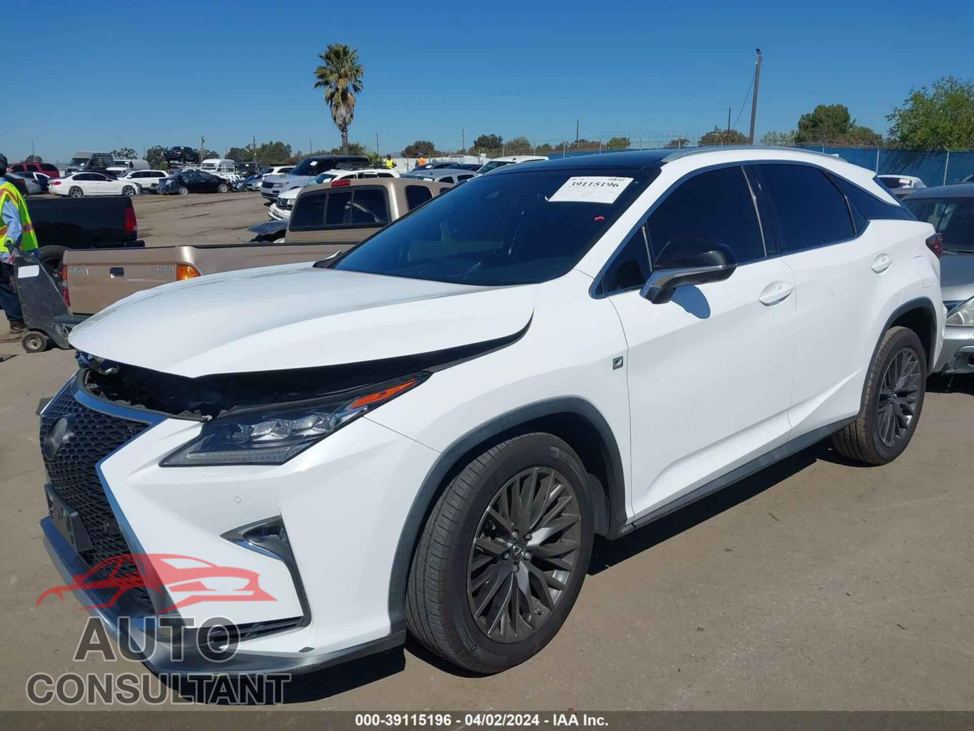 LEXUS RX 350 2017 - 2T2BZMCA7HC094546