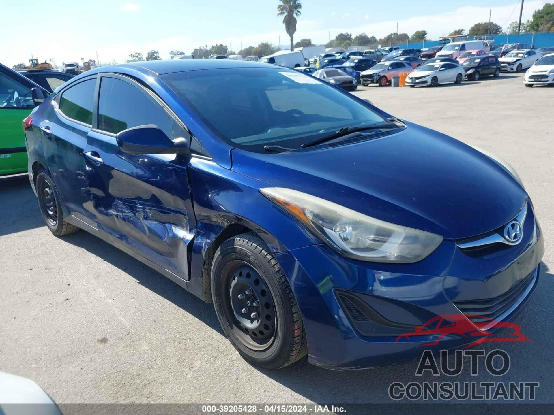HYUNDAI ELANTRA 2016 - 5NPDH4AE5GH664657