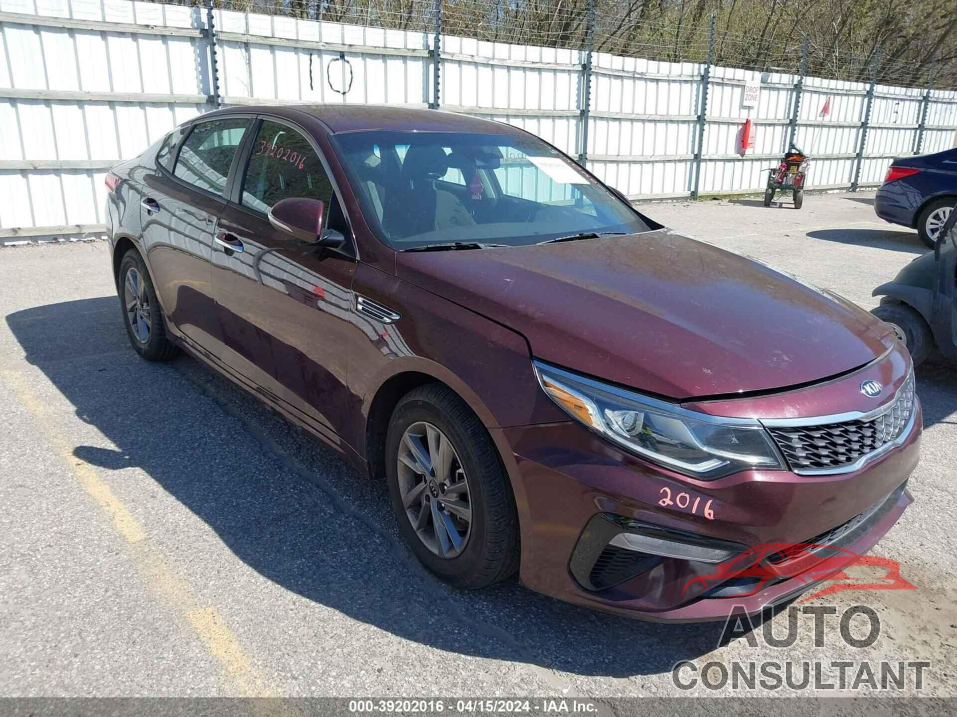 KIA OPTIMA 2020 - 5XXGT4L37LG418979