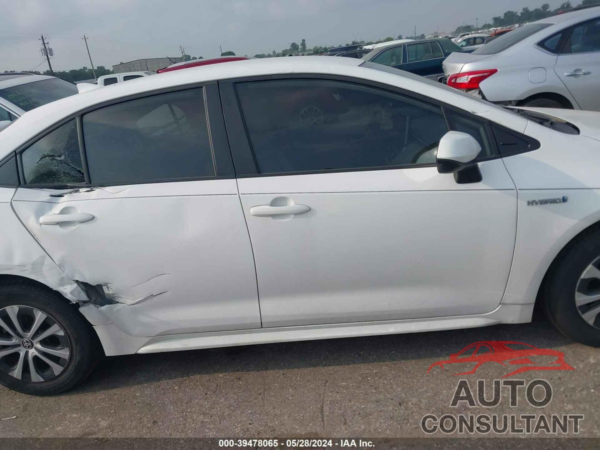 TOYOTA COROLLA 2021 - JTDEAMDE8MJ003292