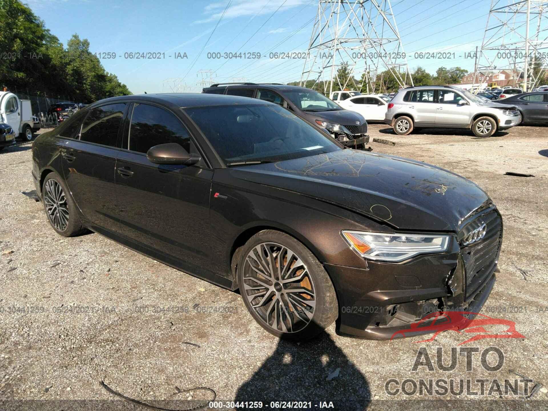 AUDI A6 2017 - WAUF2AFC4HN054196