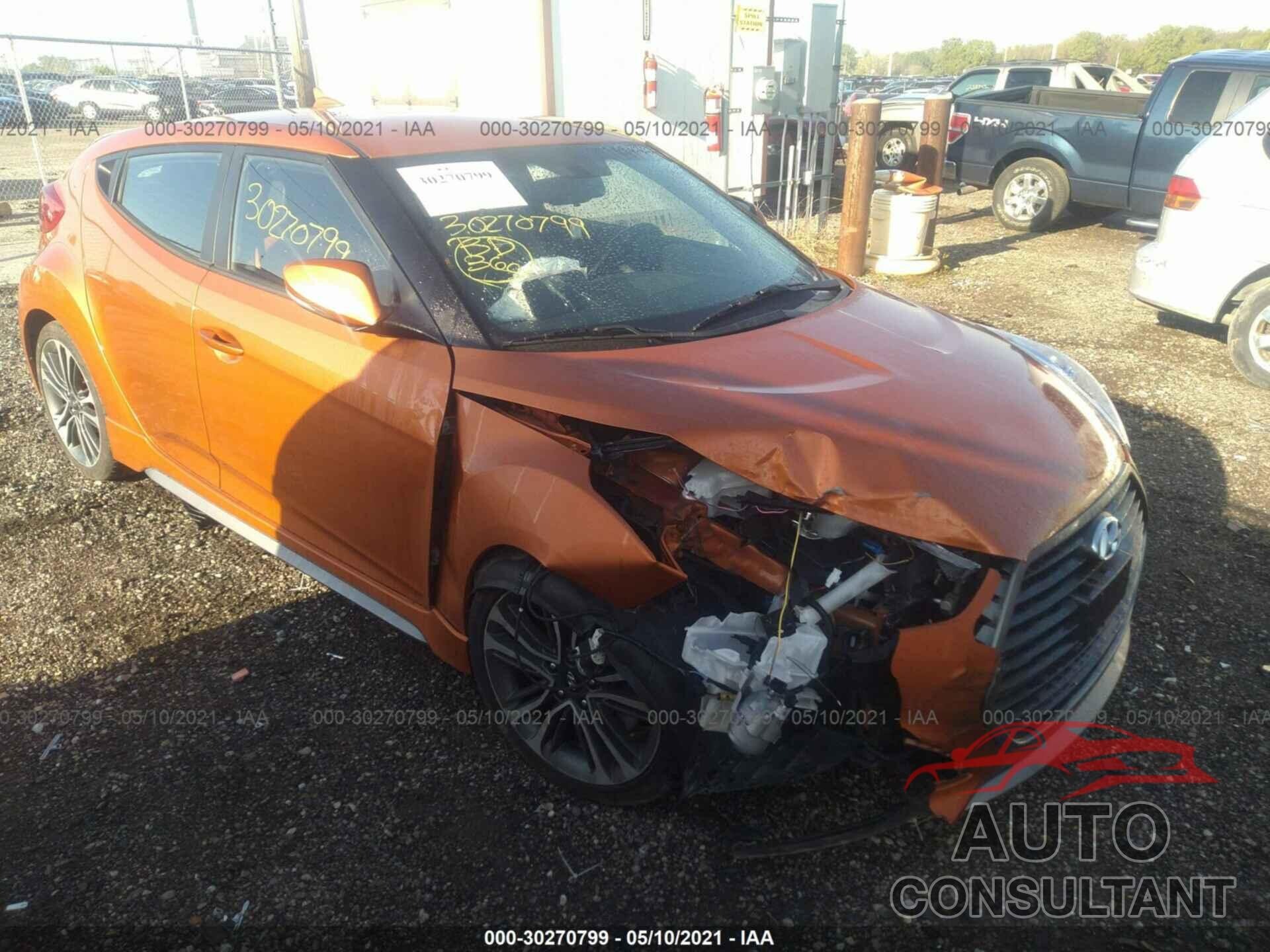 HYUNDAI VELOSTER 2016 - KMHTC6AE9GU267170