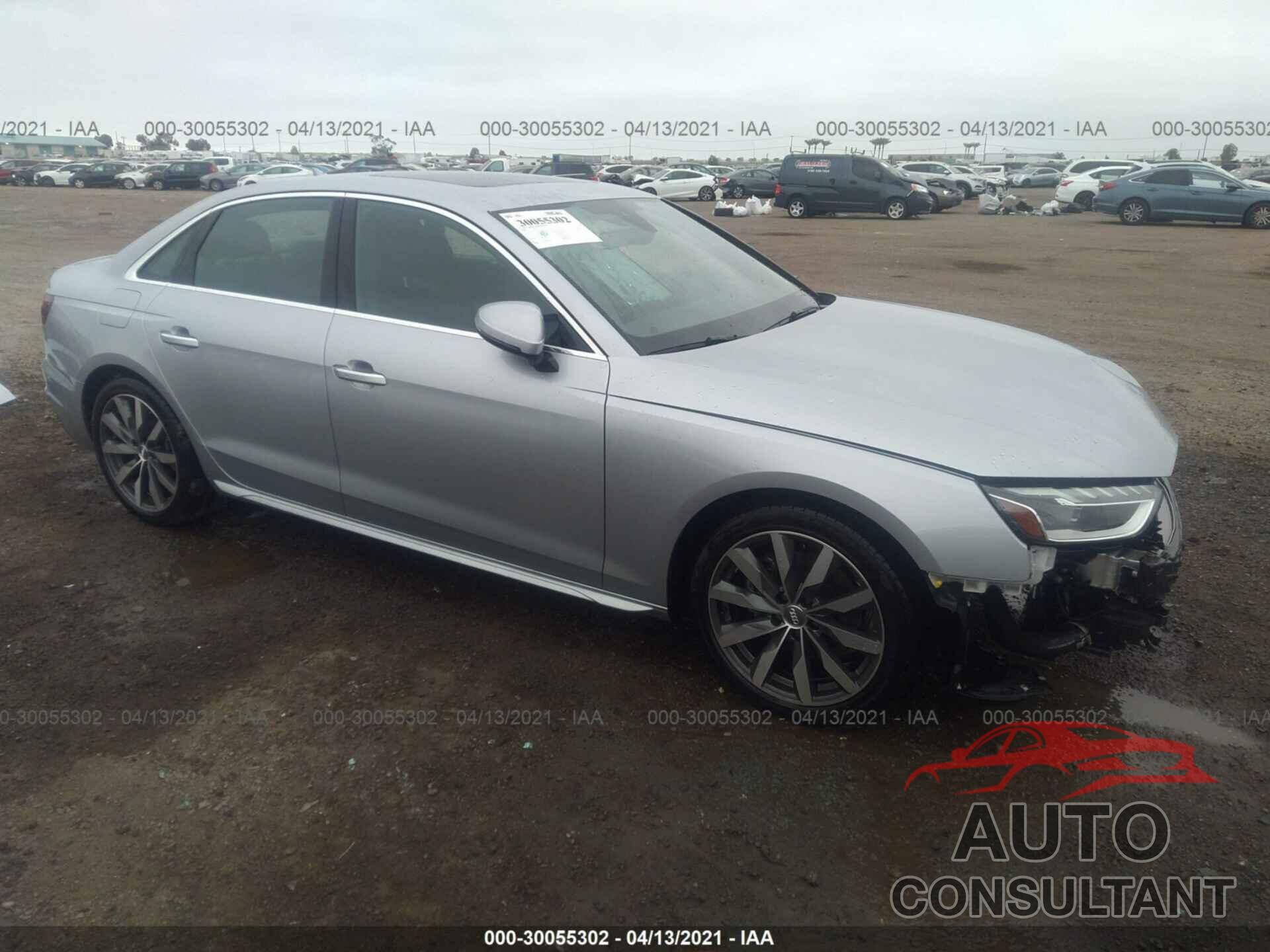 AUDI A4 2020 - WAUHMAF4XLA062086