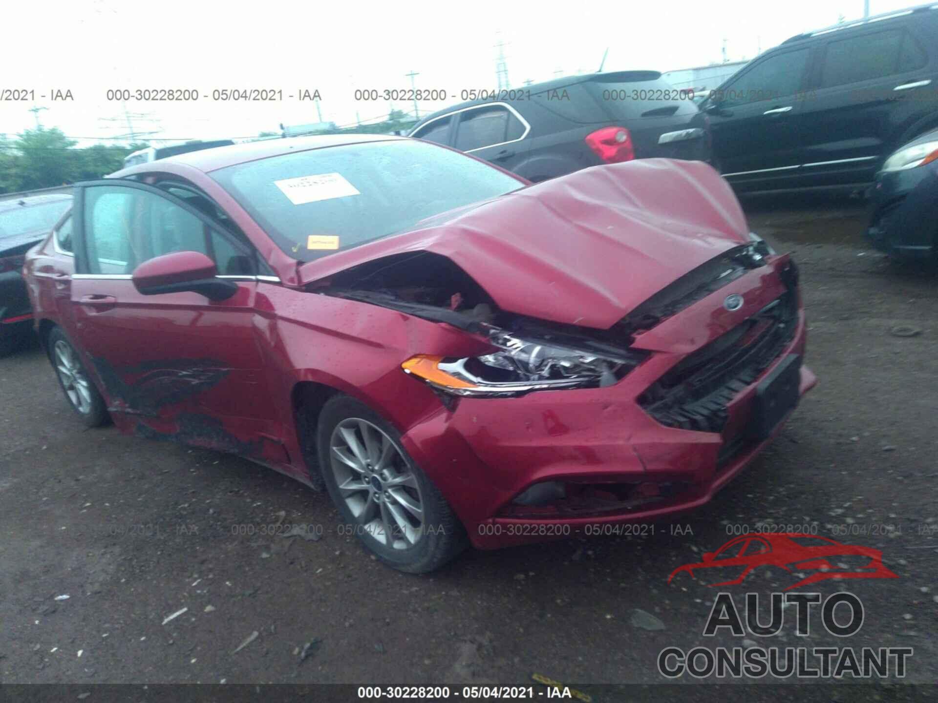 FORD FUSION 2017 - 3FA6P0G77HR194147