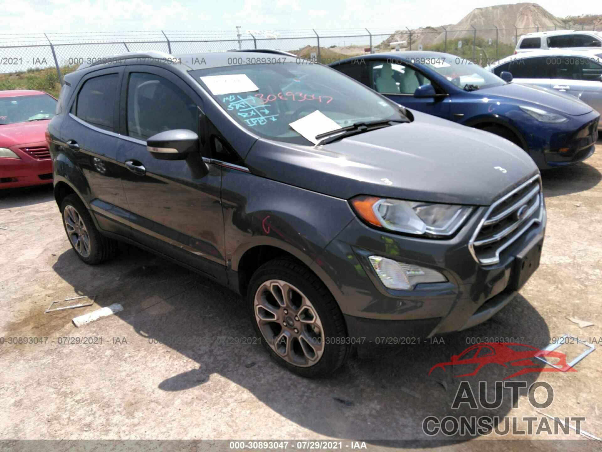 FORD ECOSPORT 2019 - MAJ6S3KL6KC294282