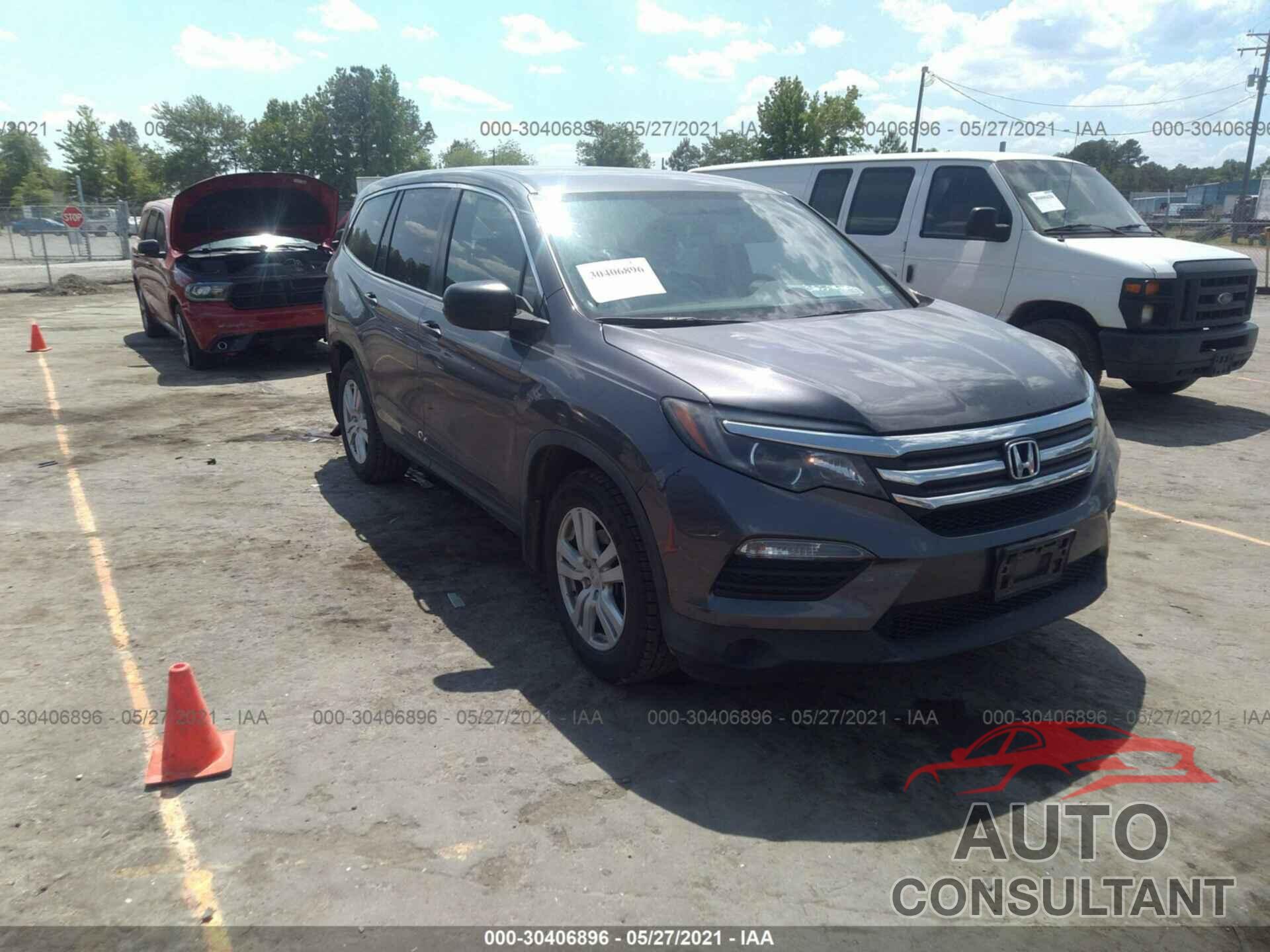 HONDA PILOT 2016 - 5FNYF5H10GB037203