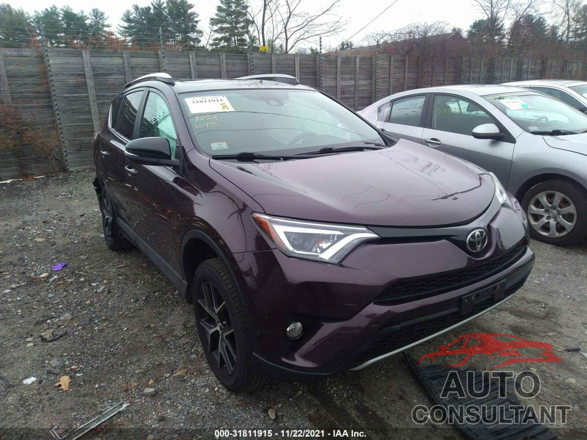 TOYOTA RAV4 2017 - 2T3JFREV5HW688029