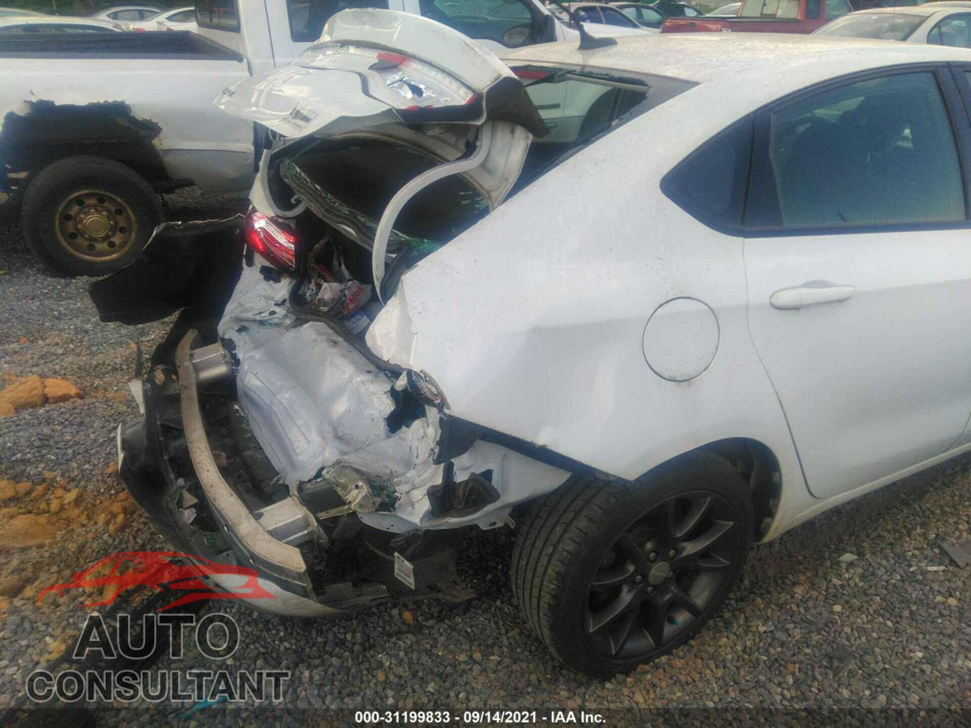 DODGE DART 2016 - 1C3CDFAA8GD767470