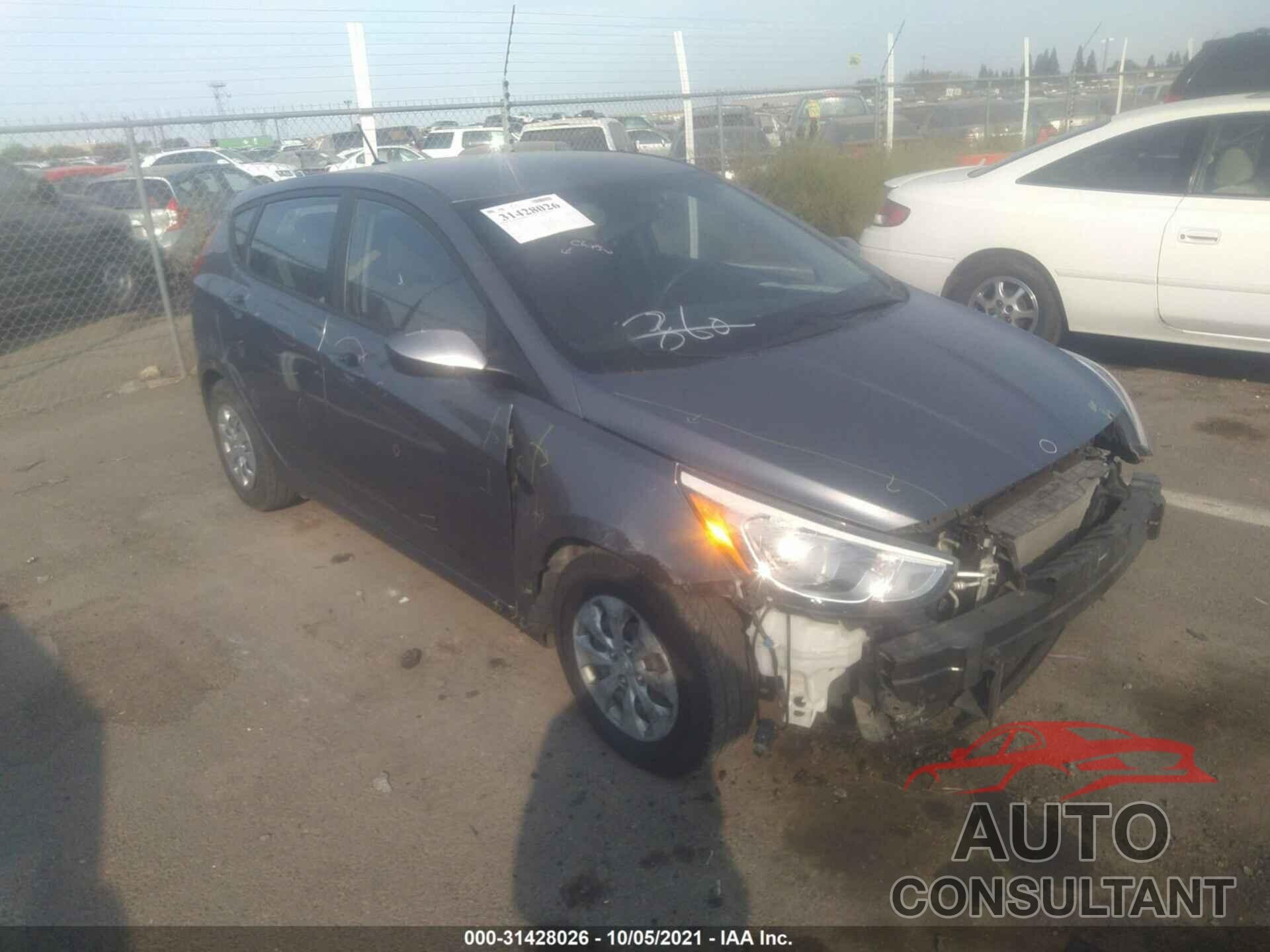 HYUNDAI ACCENT 2016 - KMHCT5AE6GU247033
